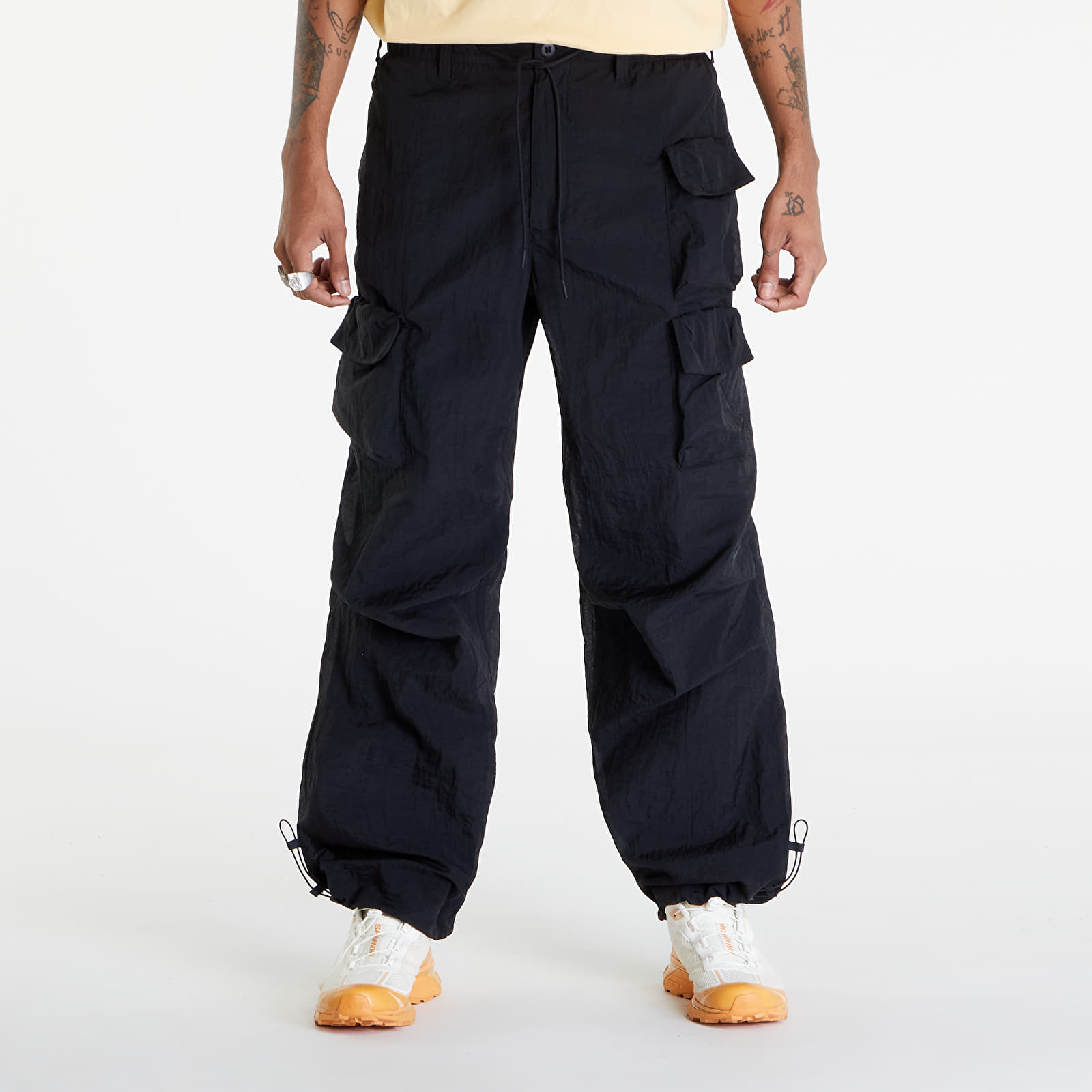Jeans en broeken Nike Sportswear Tech Pack Men s Woven Mesh Pants Black Black Queens