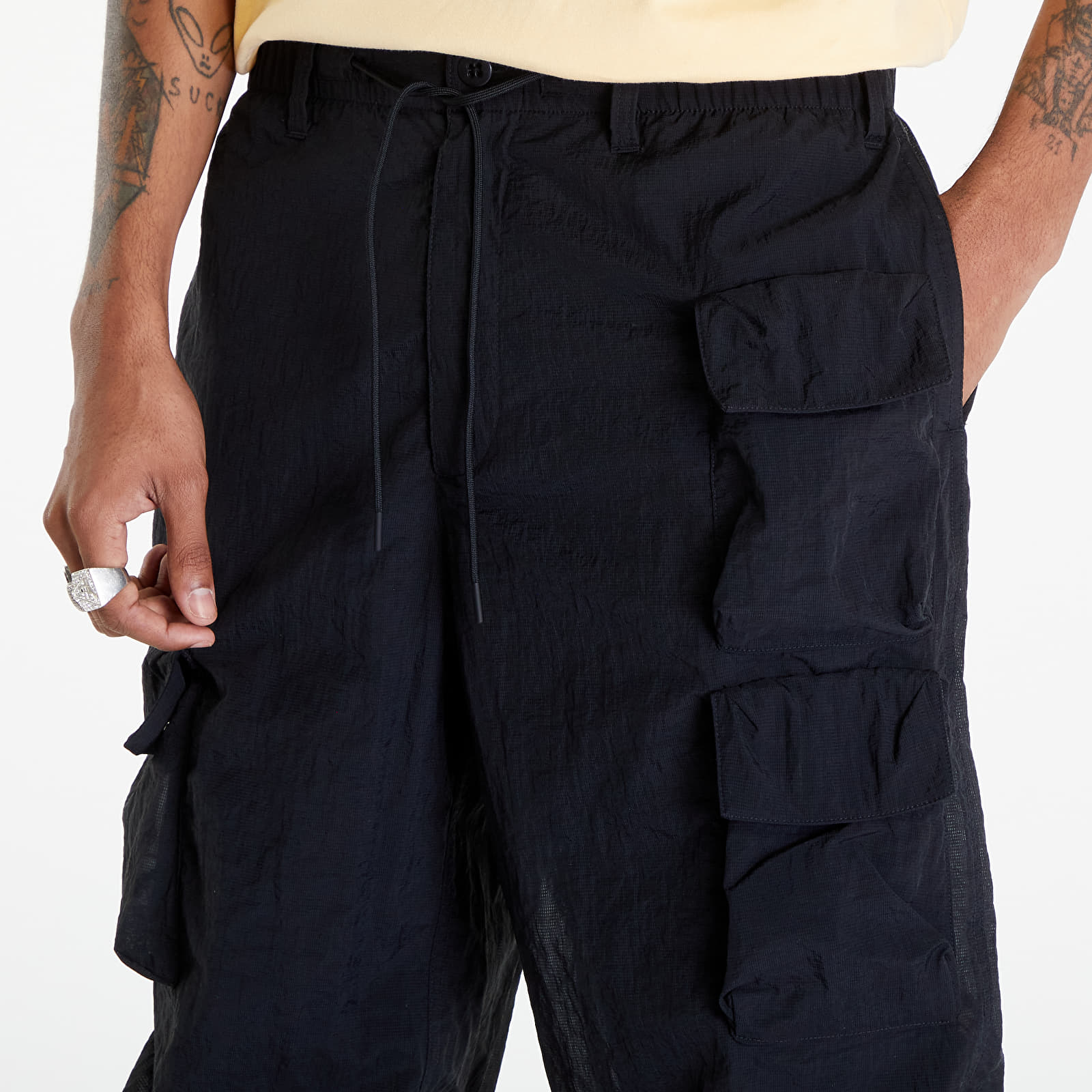 Pantaloni Nike Sportswear Tech Pack Men's Woven Mesh Pants Black/ Black