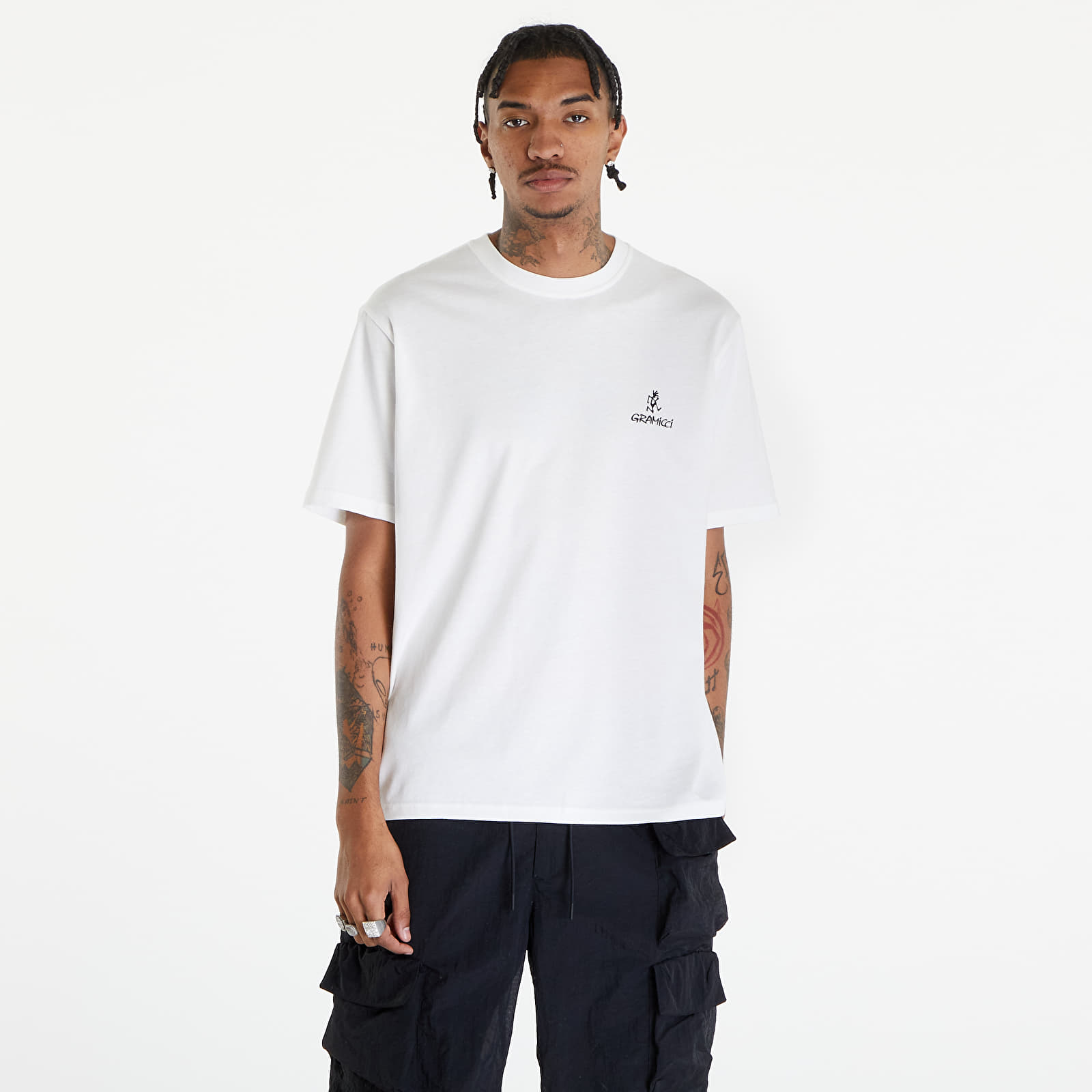 T-krekli Gramicci One Point Logo Tee UNISEX White