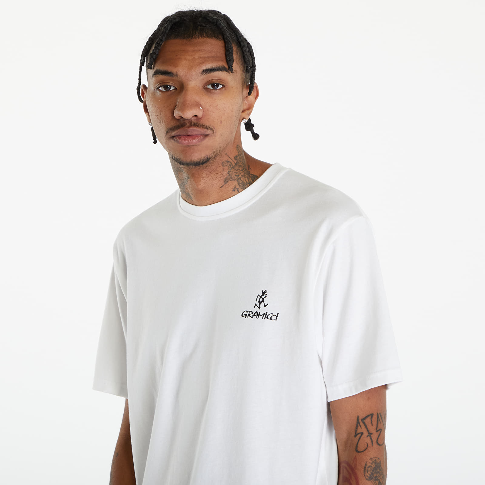 T-krekli Gramicci One Point Logo Tee UNISEX White