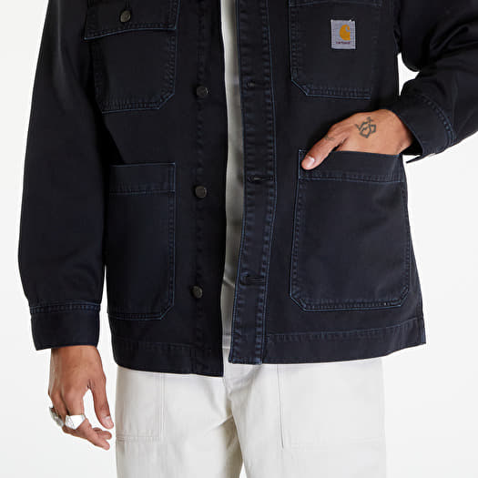 Carhartt WIP Garrison Coat UNISEX Black Stone Dyed | Queens