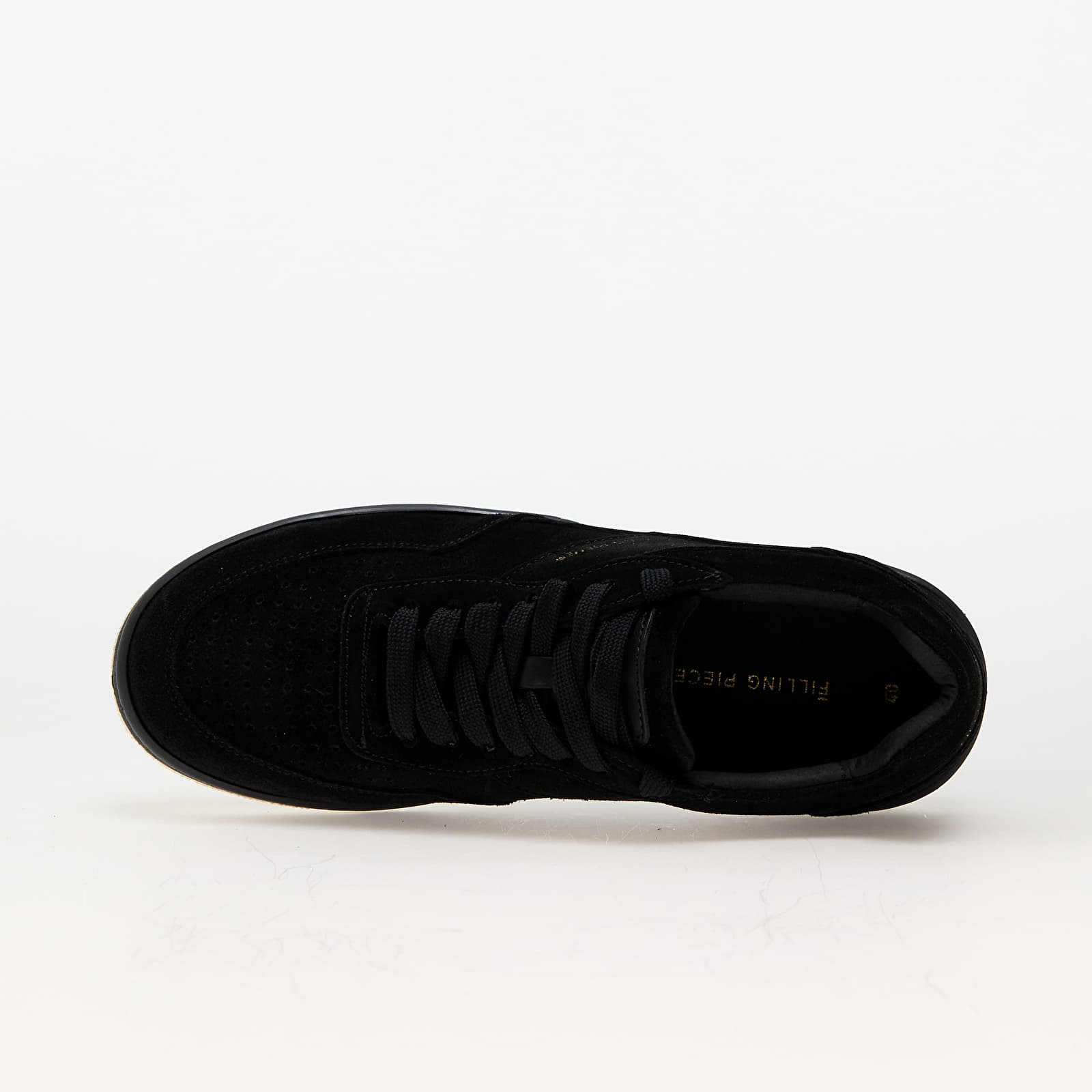 Ténis e sapatos para homem Filling Pieces Ace Suede Jet Black