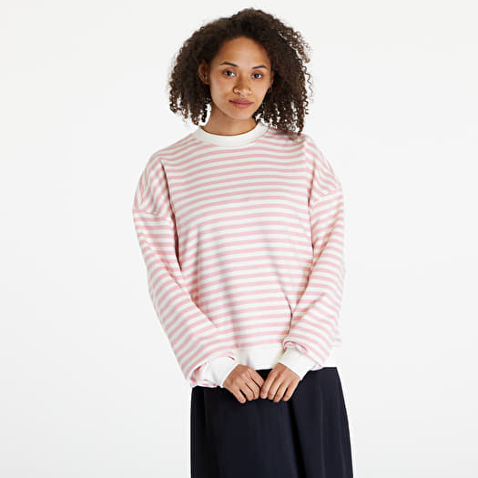 Ladies striped sweatshirts best sale