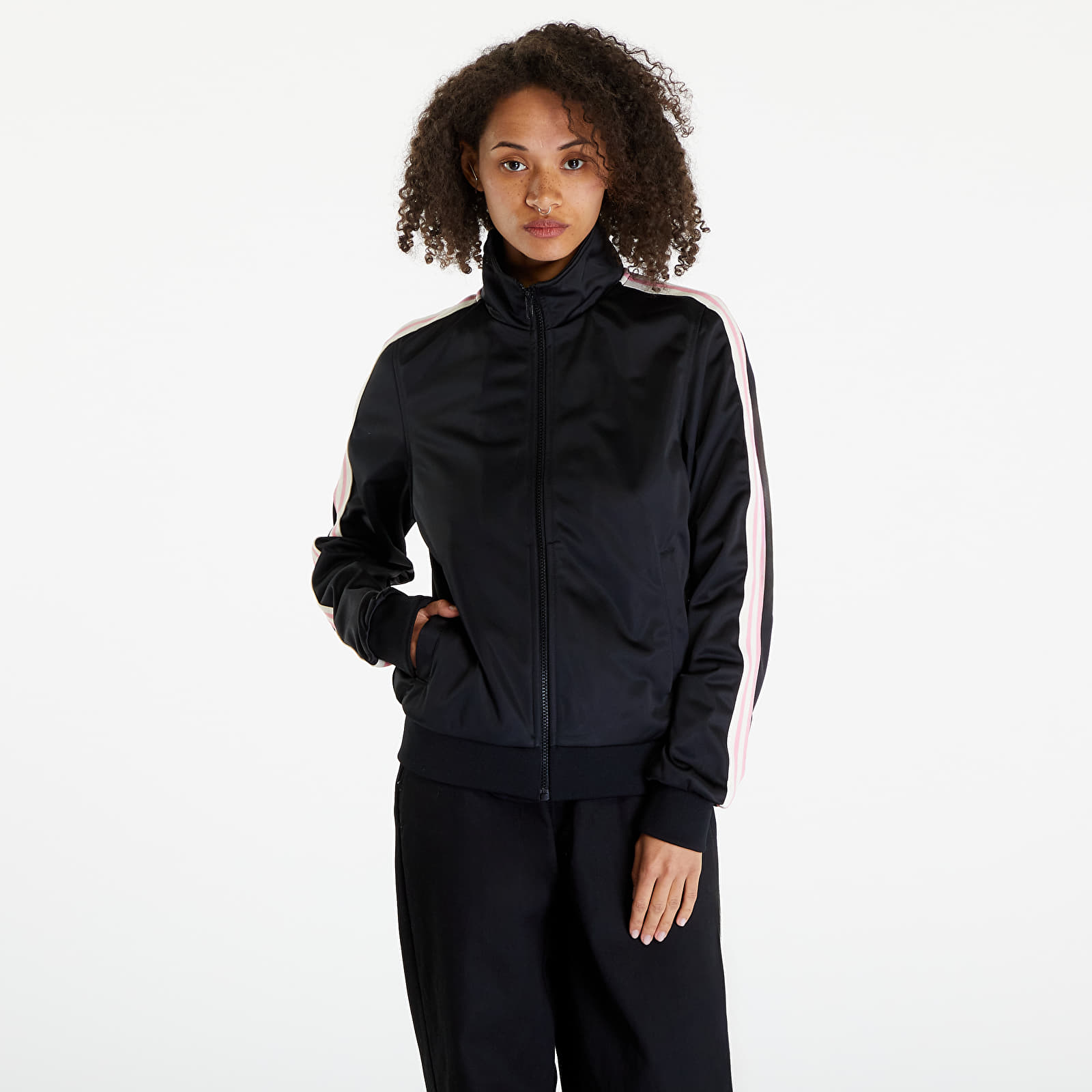 Hoodies and sweatshirts  Urban Classics Ladies Retro Track Jacket Black