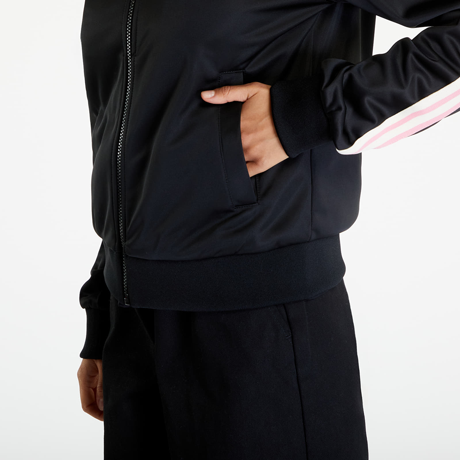 Hoodies and sweatshirts  Urban Classics Ladies Retro Track Jacket Black