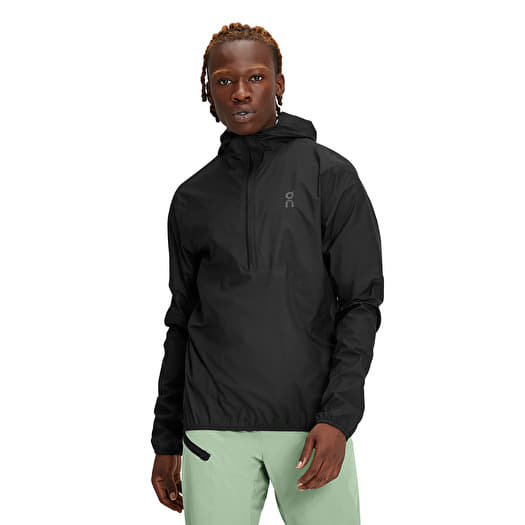 Black hooded anorak jacket cheap
