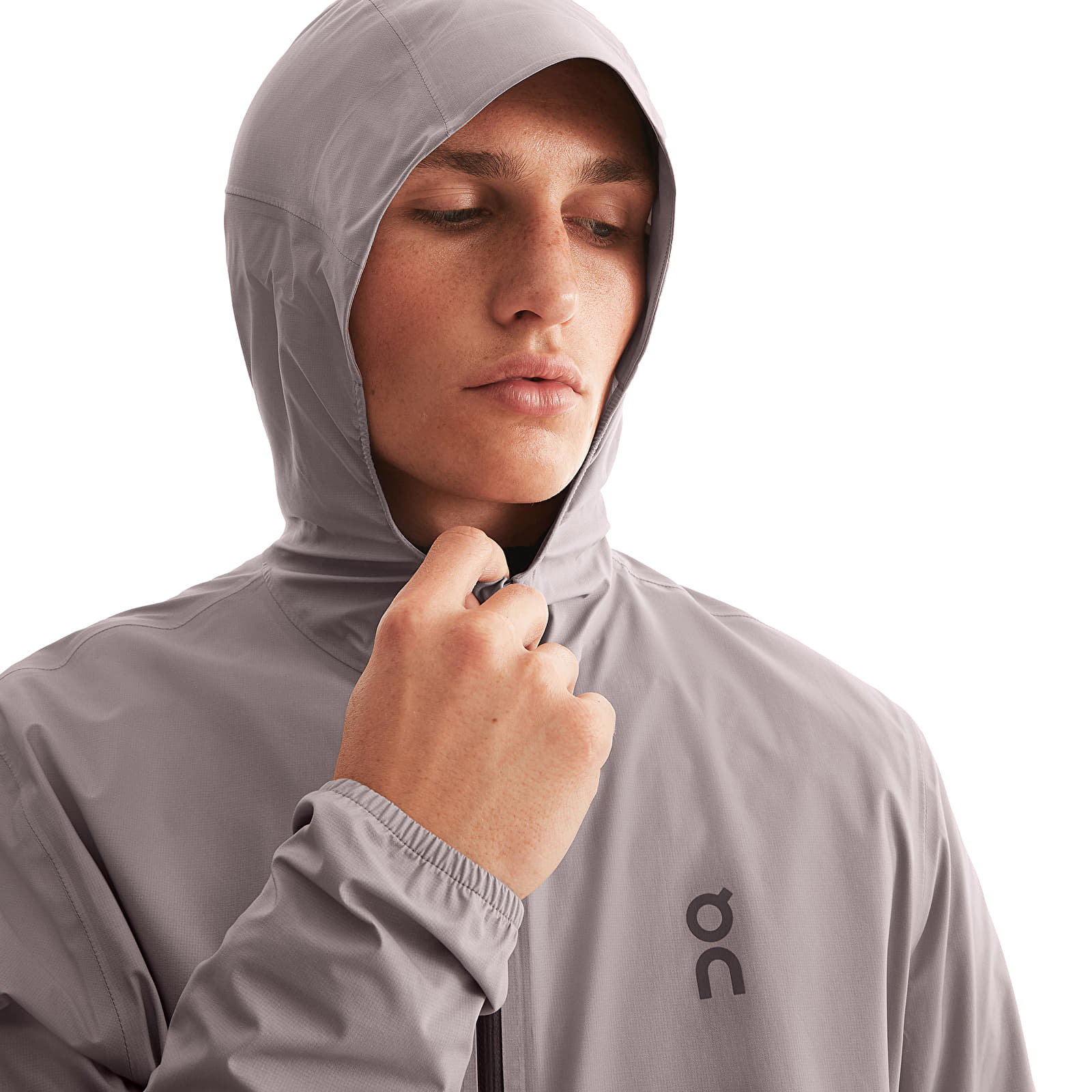 Chaquetas On Waterproof Anorak Zinc