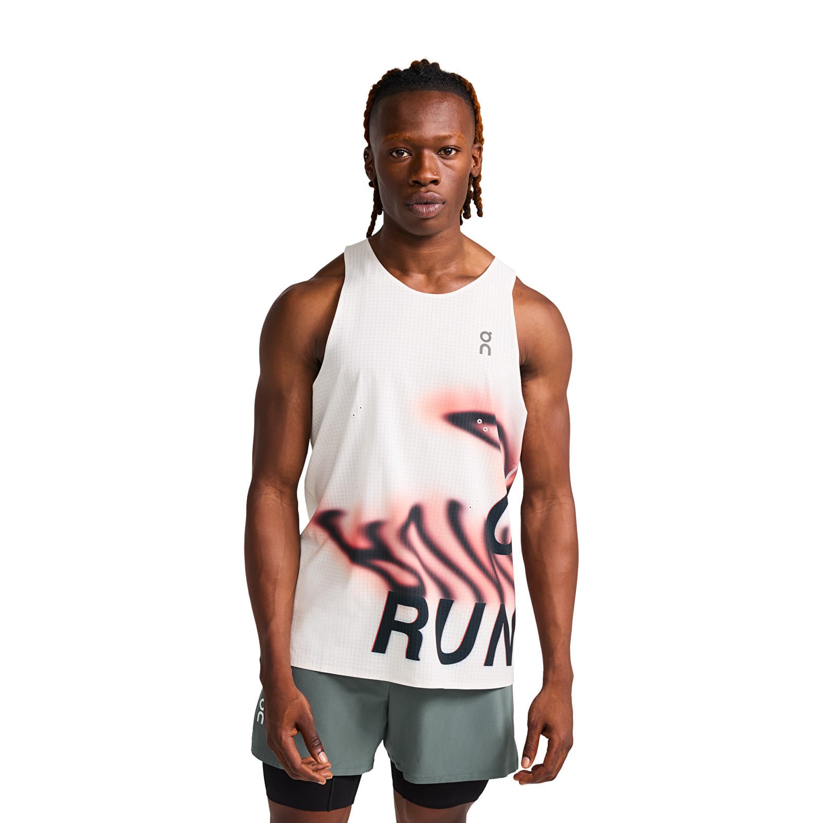 Maiouri On Pace Tank Undyed-White