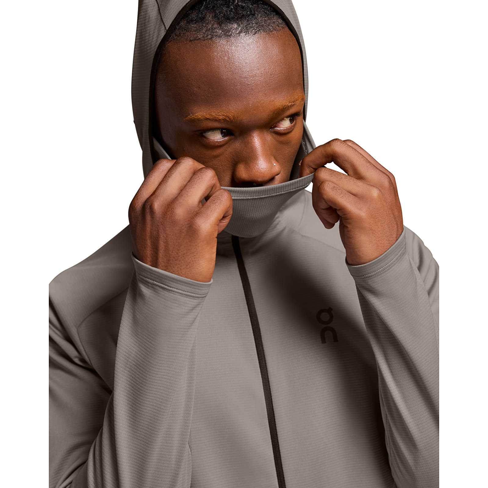 Mikiny On Climate Zip Hoodie Cinder