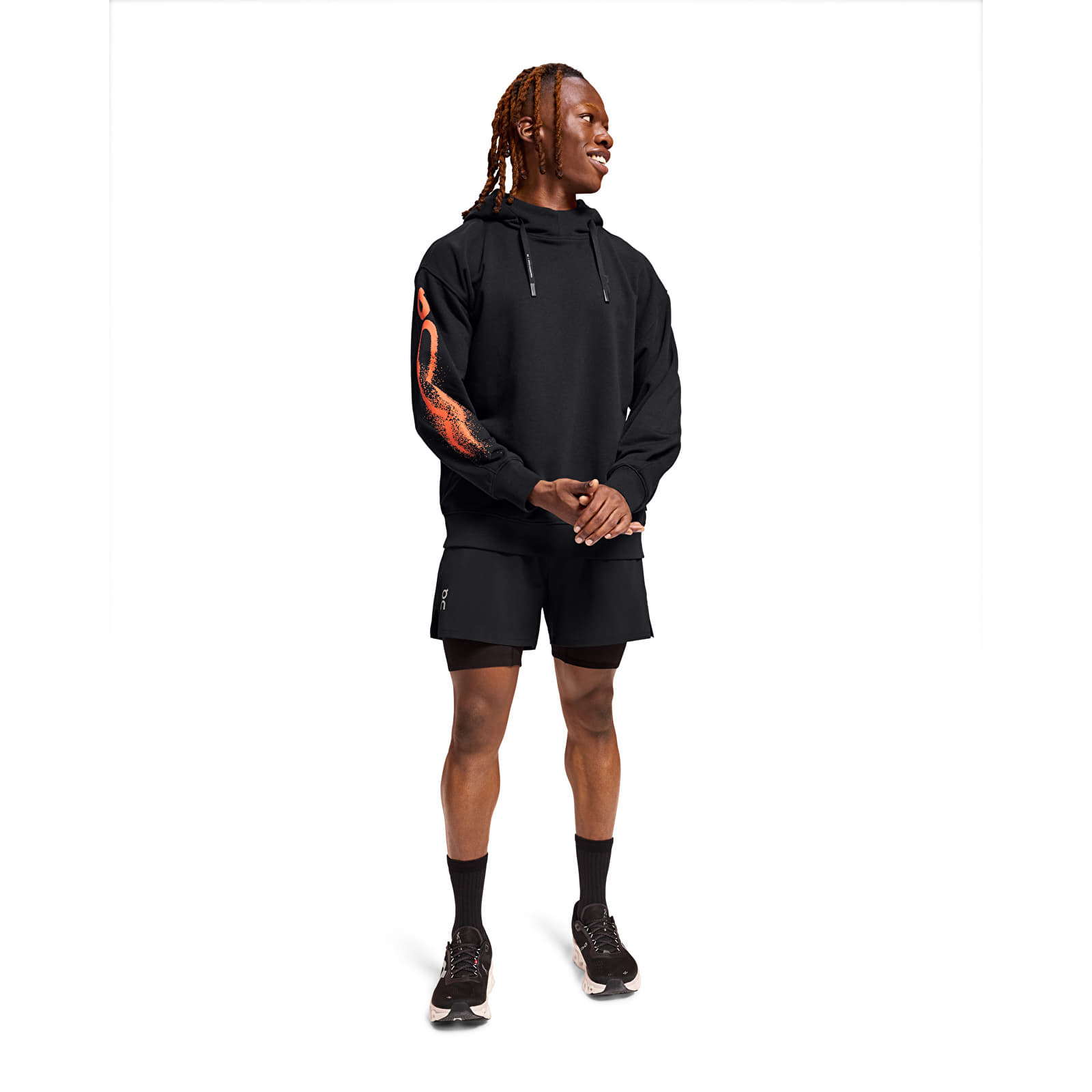 Felpe On Club Hoodie Cloud Black