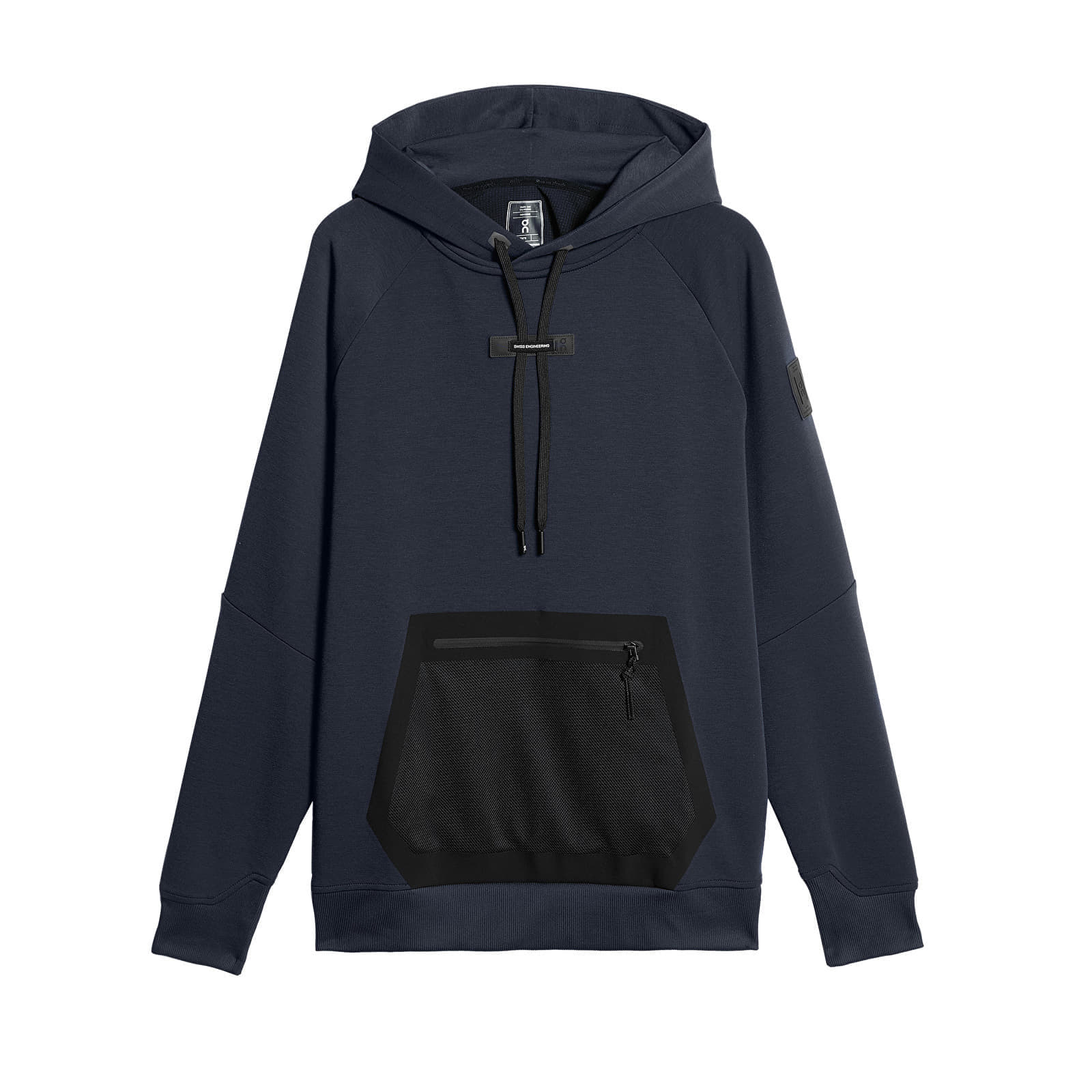 Sweatshirt On Hoodie Navy L