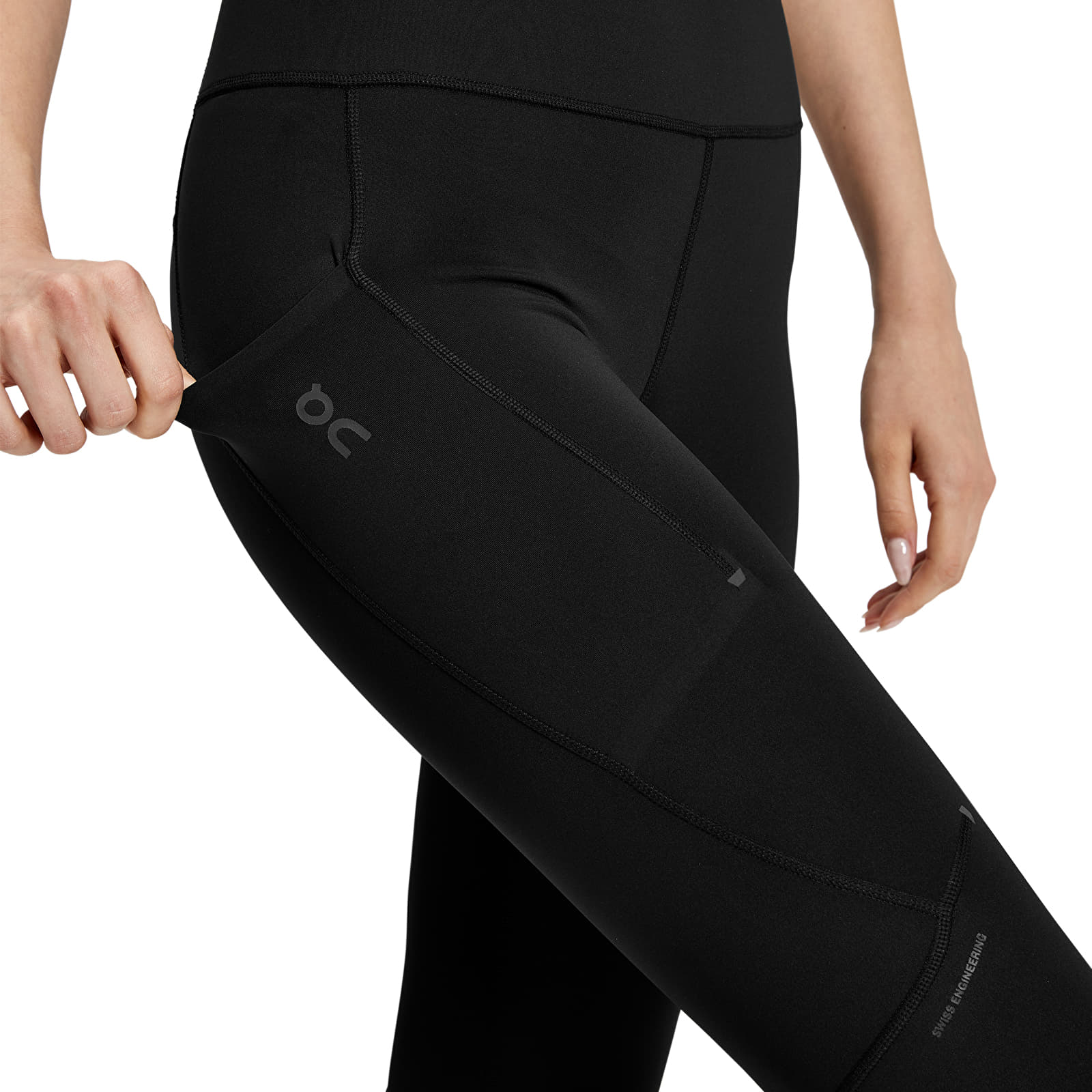 Leggings On Performance Tights 7/8 Black