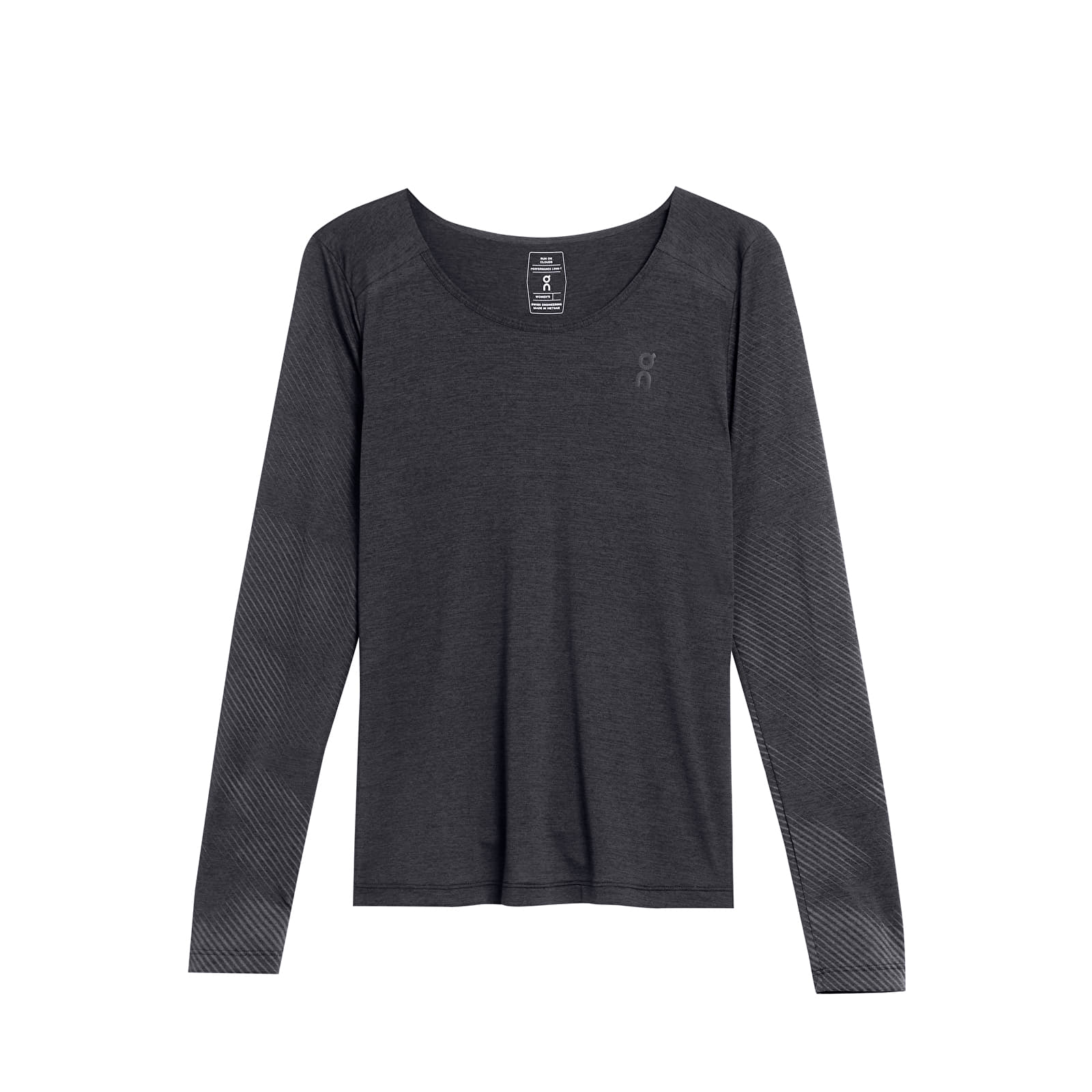 T-shirts On Performance Long-T Lumos Black/ Iron