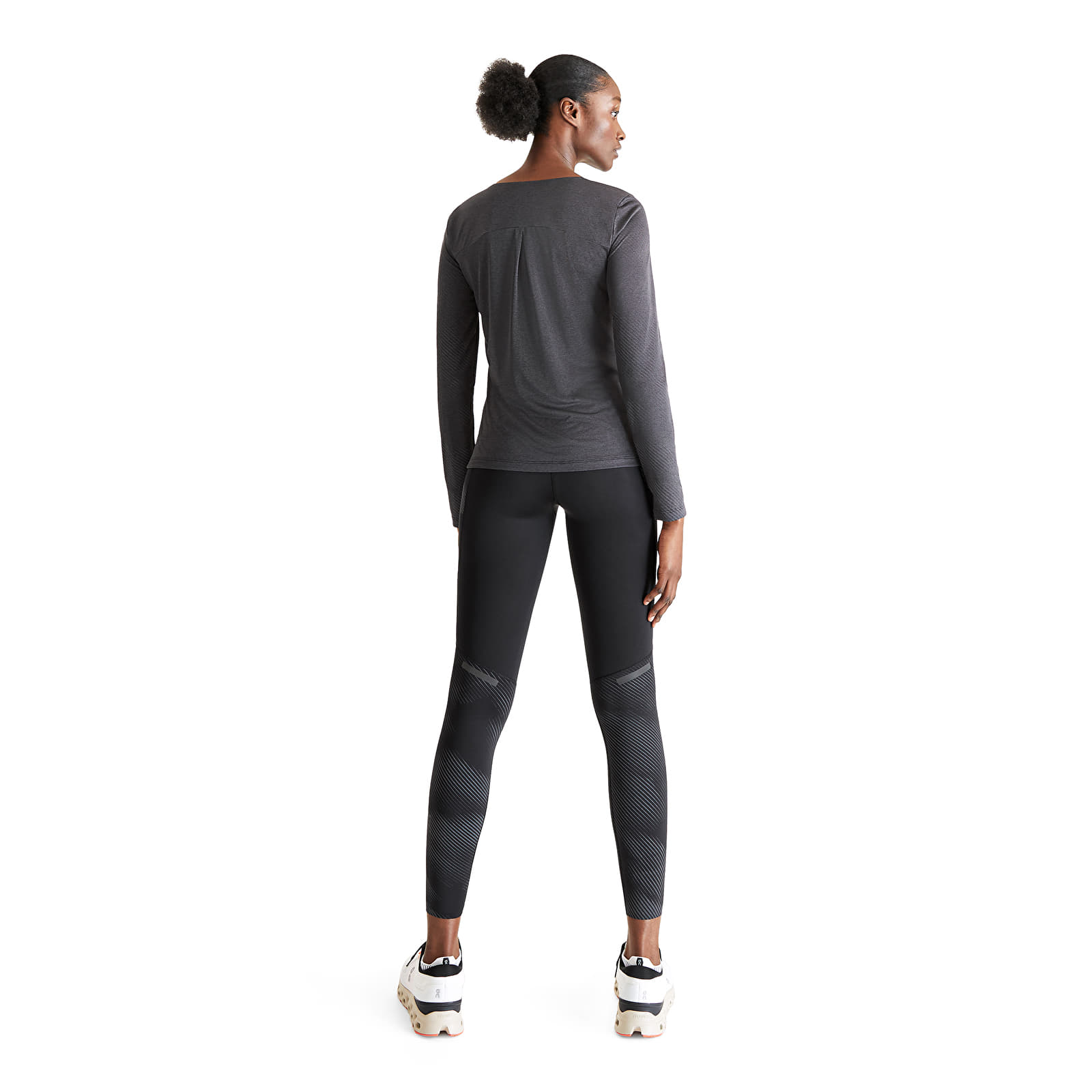T-shirts On Performance Long-T Lumos Black/ Iron