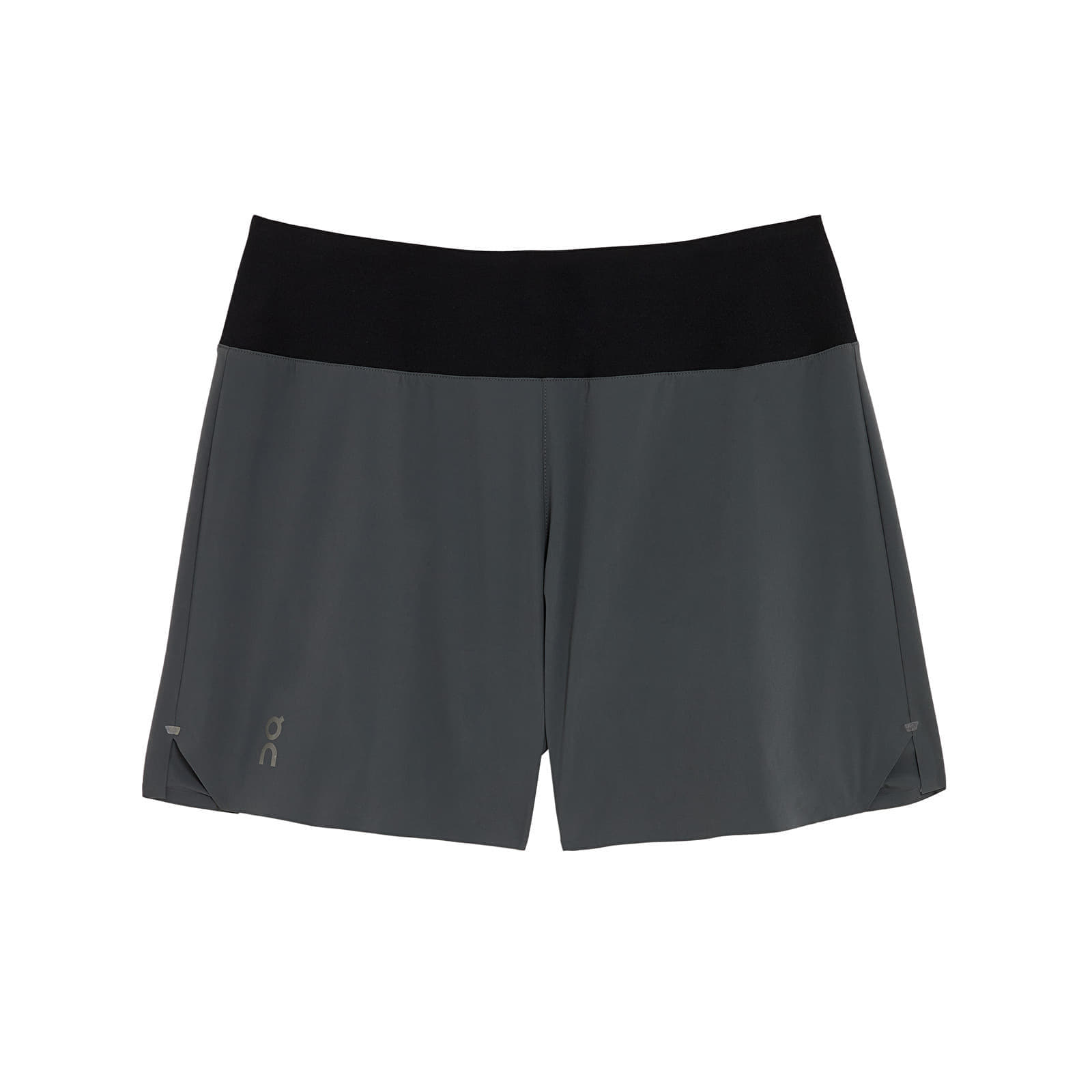 On 5 Running Shorts Lead/ Black M