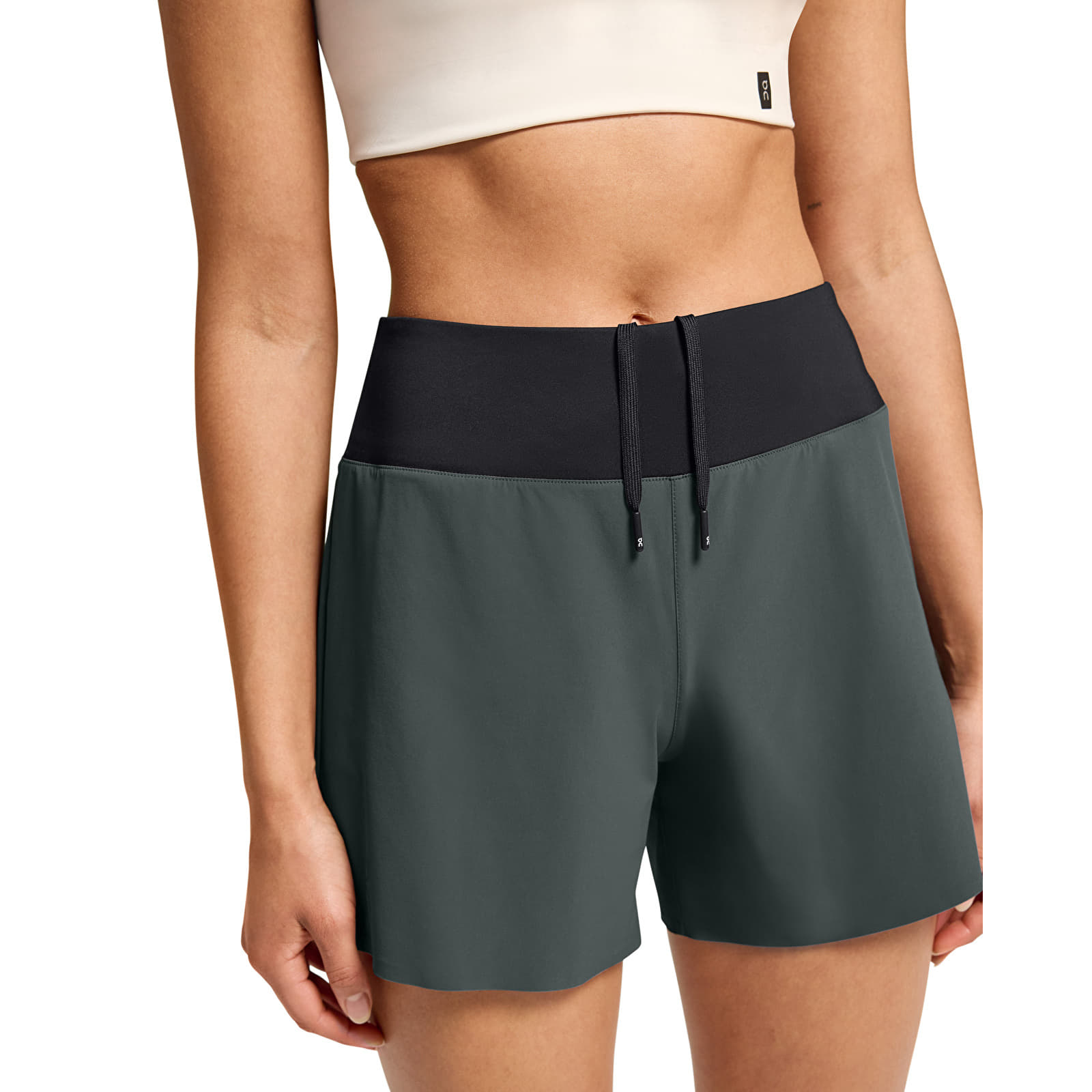 Шорты On 5" Running Shorts Lead/ Black