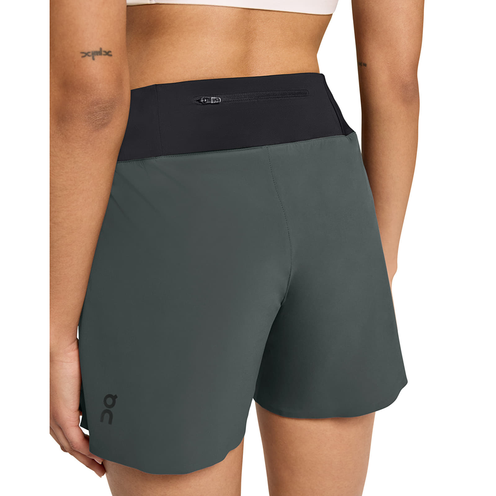 Шорты On 5" Running Shorts Lead/ Black