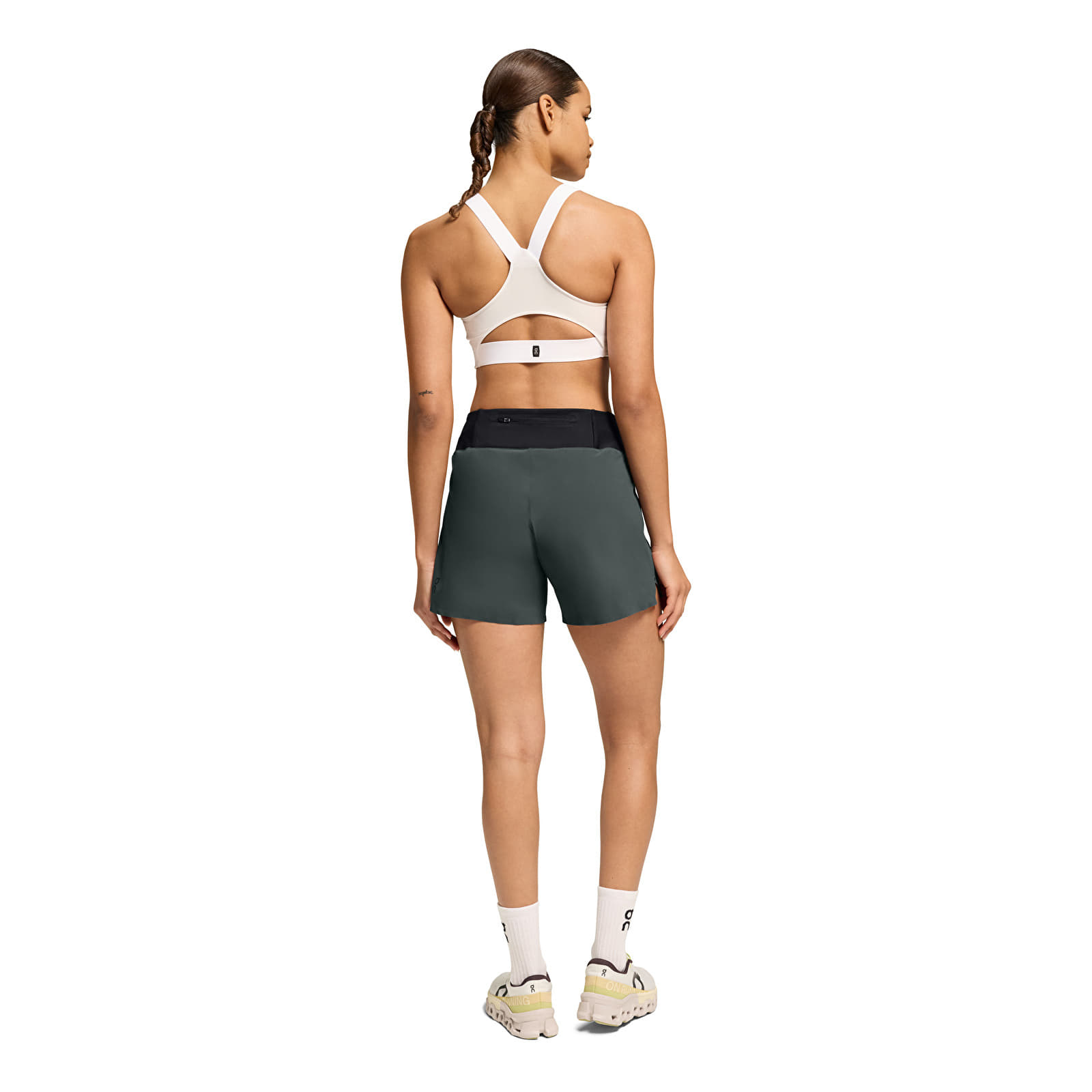 Шорты On 5" Running Shorts Lead/ Black