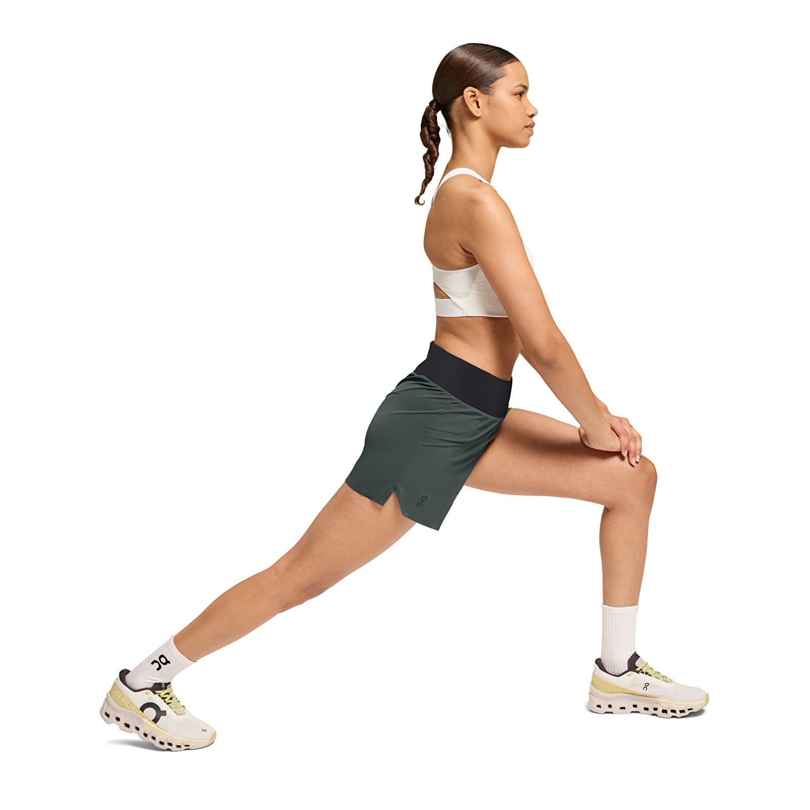 Шорты On 5" Running Shorts Lead/ Black