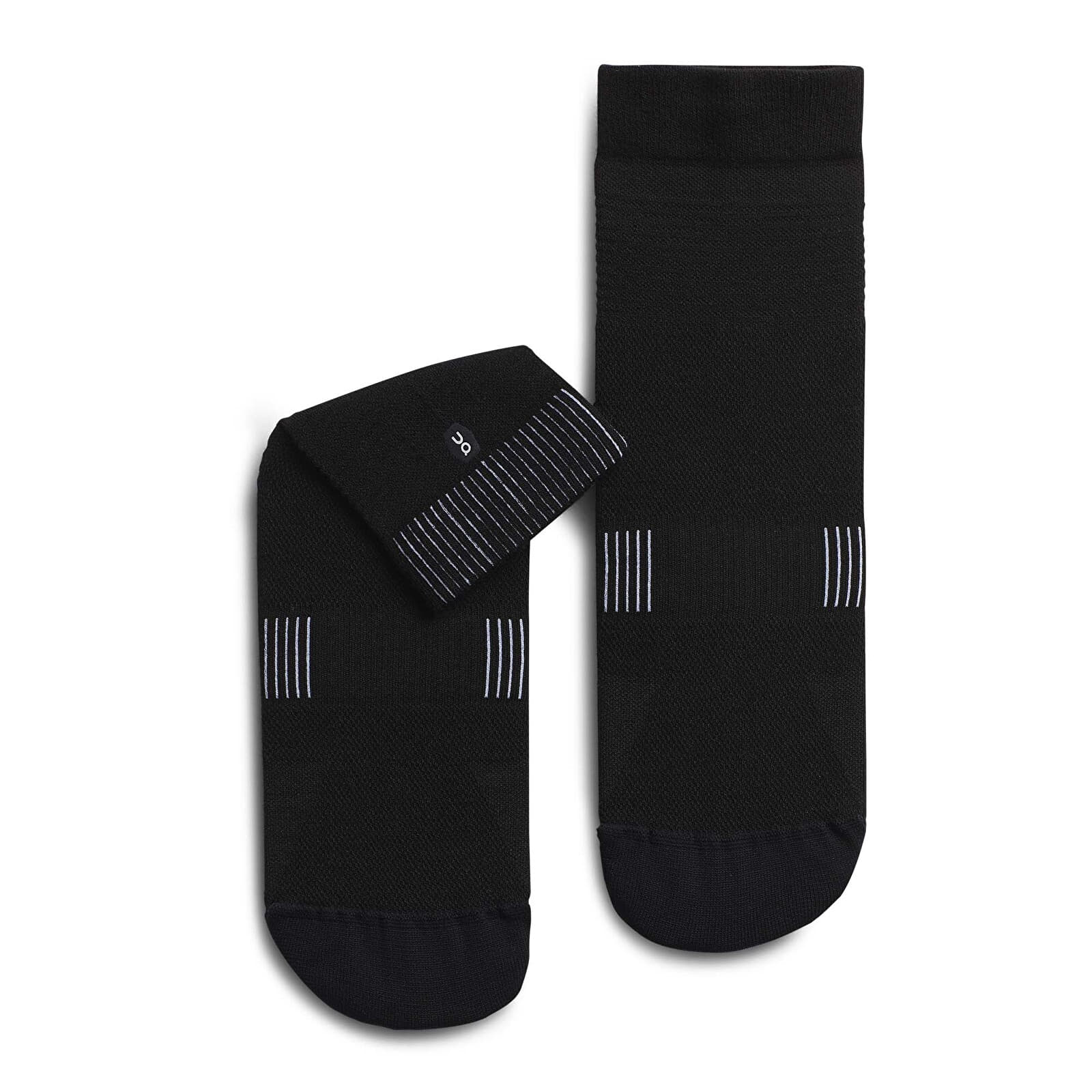 Calcetines On Ultralight Mid Sock Black/ White