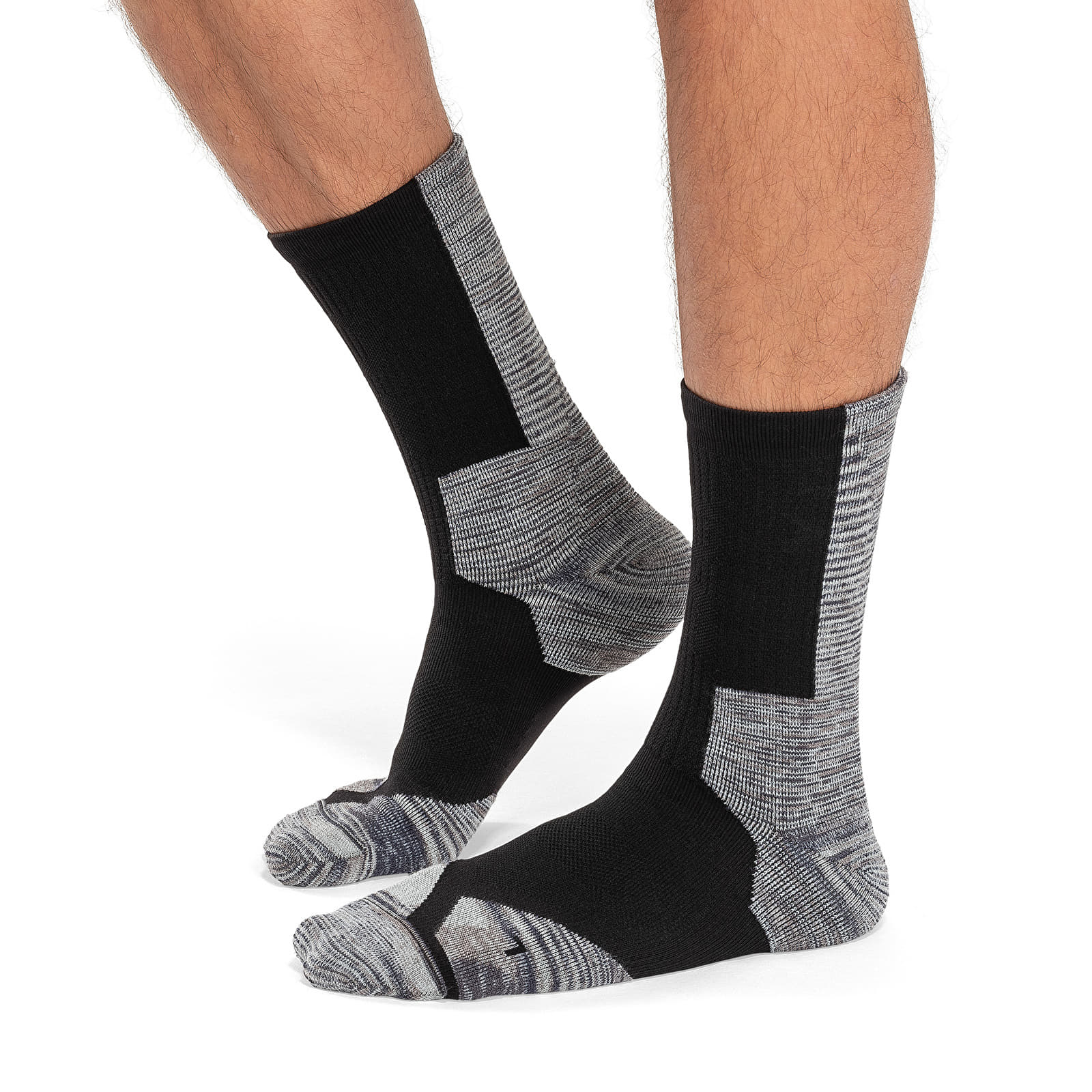 Socks On Explorer Merino Sock Black/ Glacier