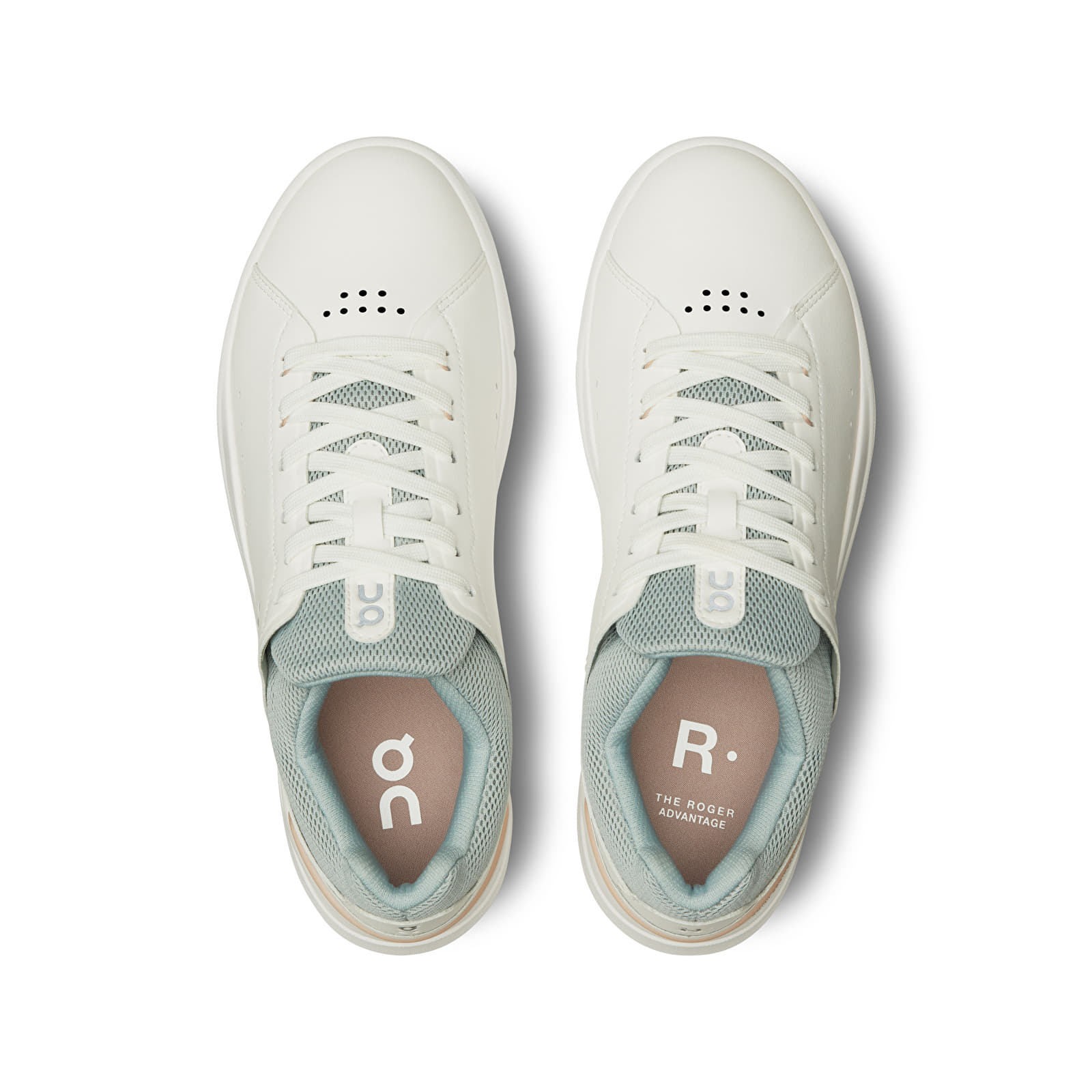 Ženski čevlji On W The Roger Advantage White/ Rosehip