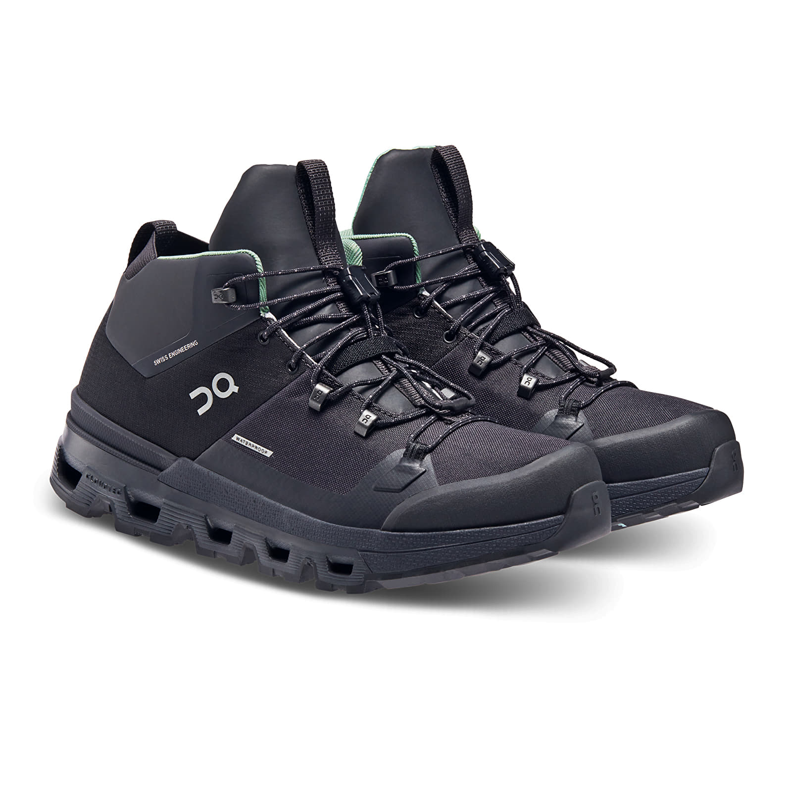 Ténis e sapatos de senhora On W Cloudtrax Waterproof Black