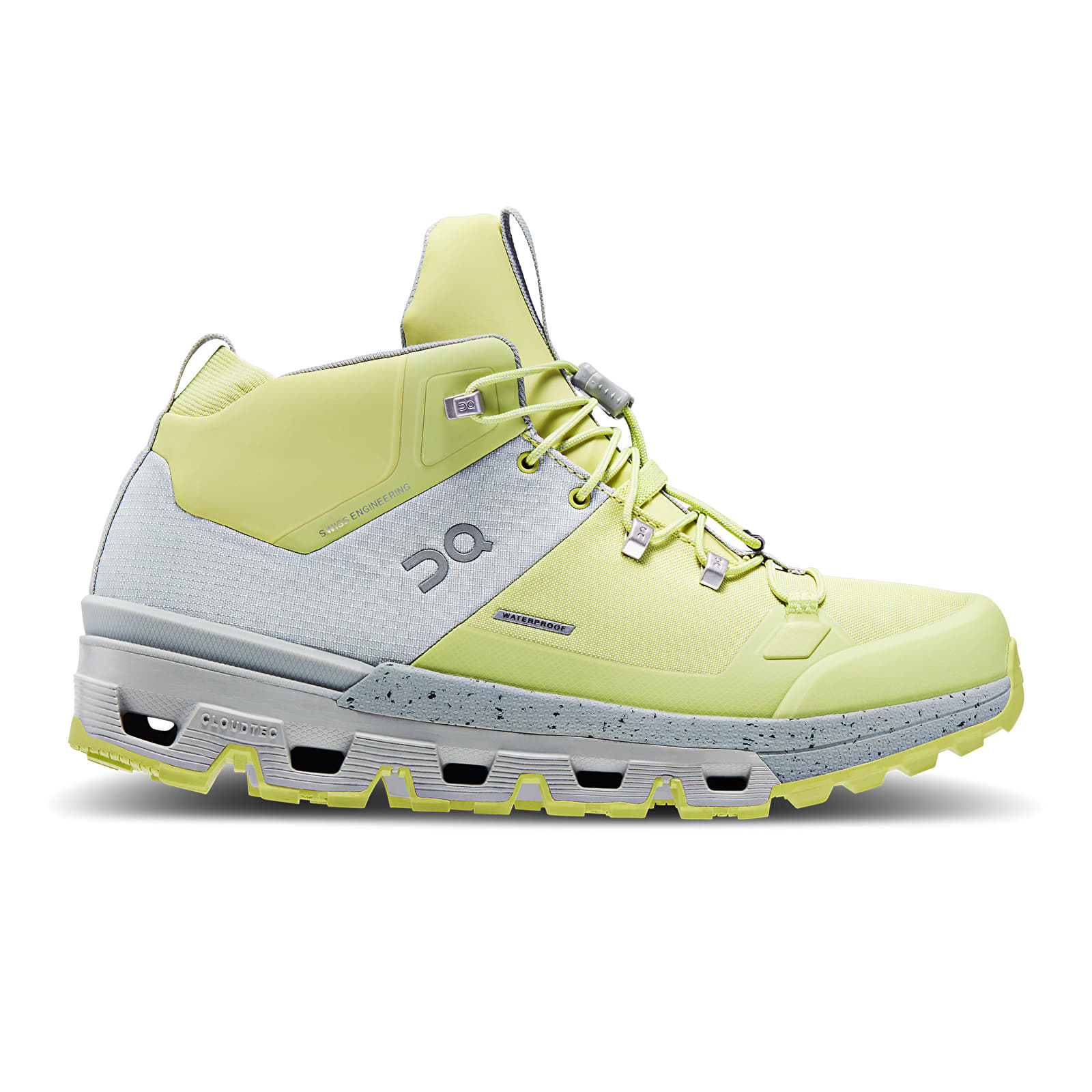 Damessneakers en -schoenen On W Cloudtrax Waterproof Glacier/ Zest