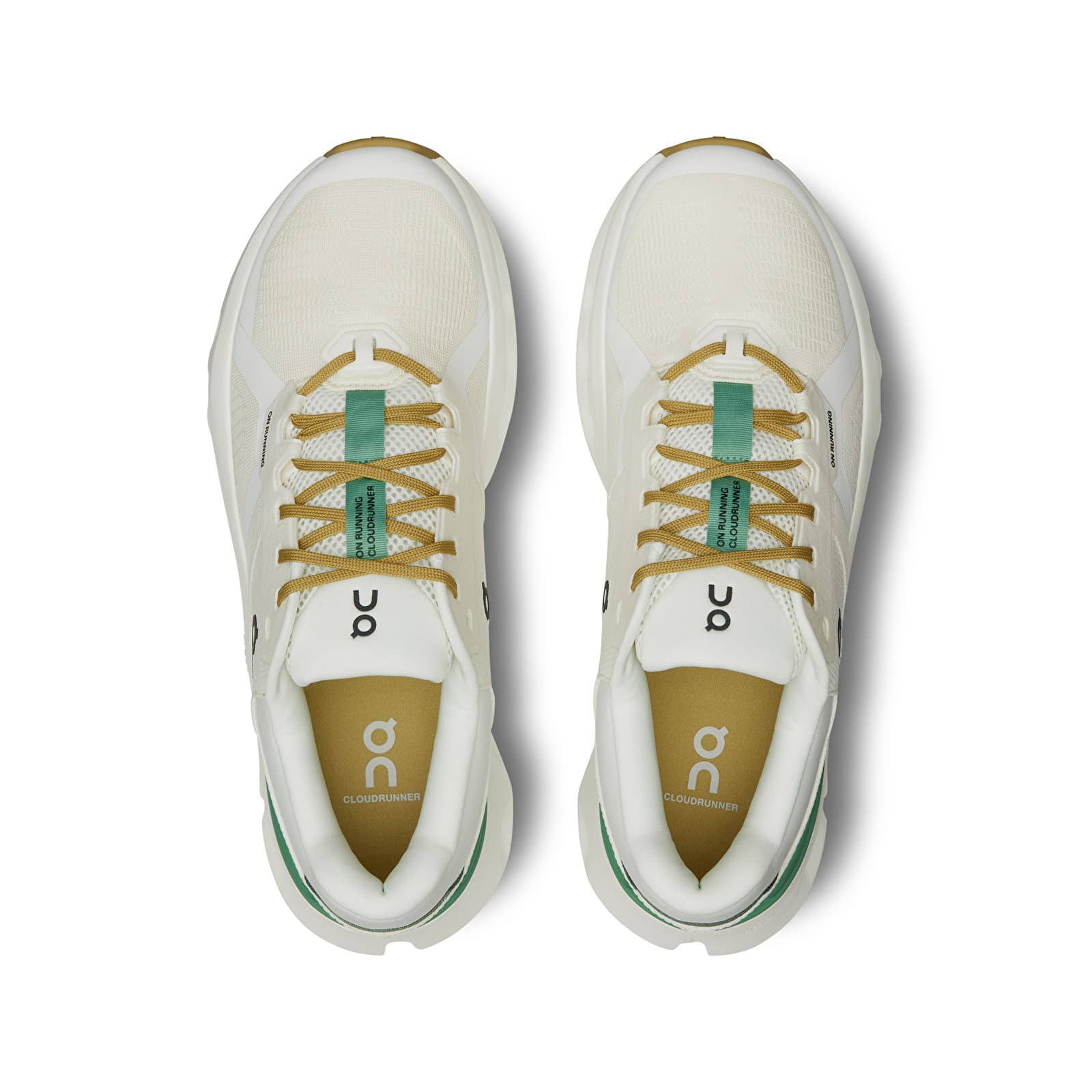 Women's sneakers and shoes On W Cloudrunner 2 Wide Undyed/ Green