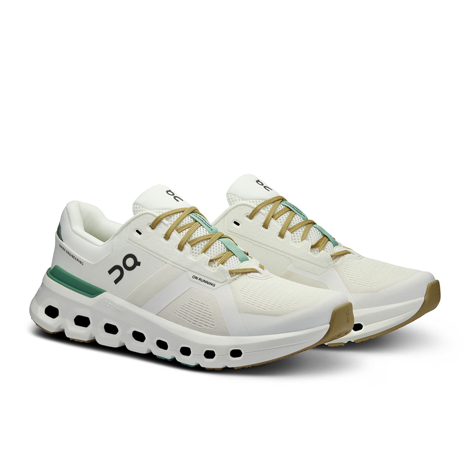 Women's sneakers and shoes On W Cloudrunner 2 Wide Undyed/ Green