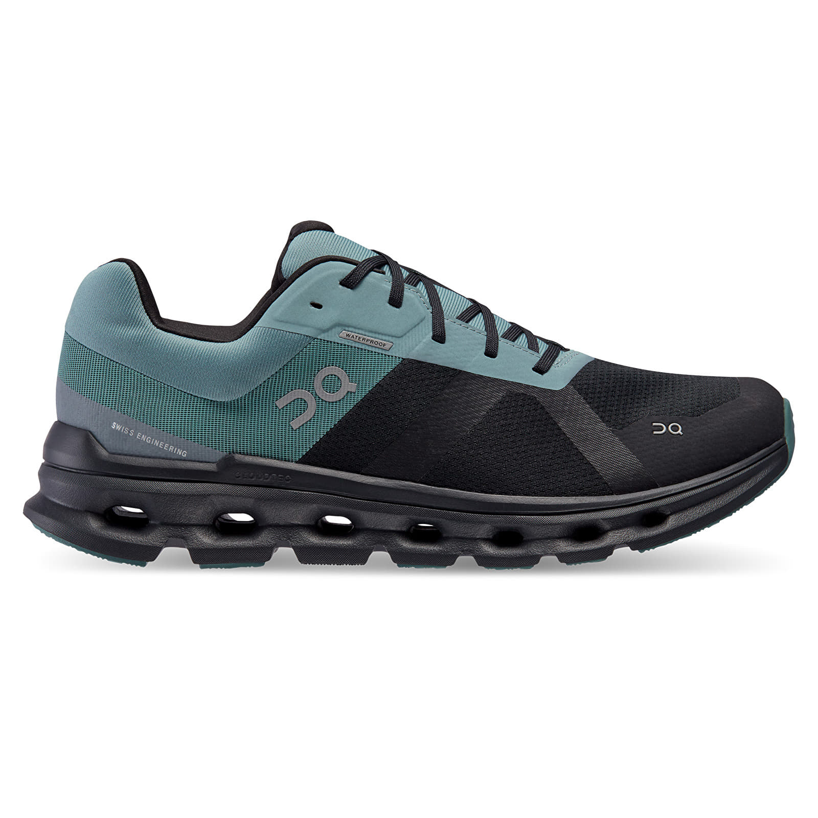 Men's sneakers and shoes On M Cloudrunner Waterproof Black/ Tide