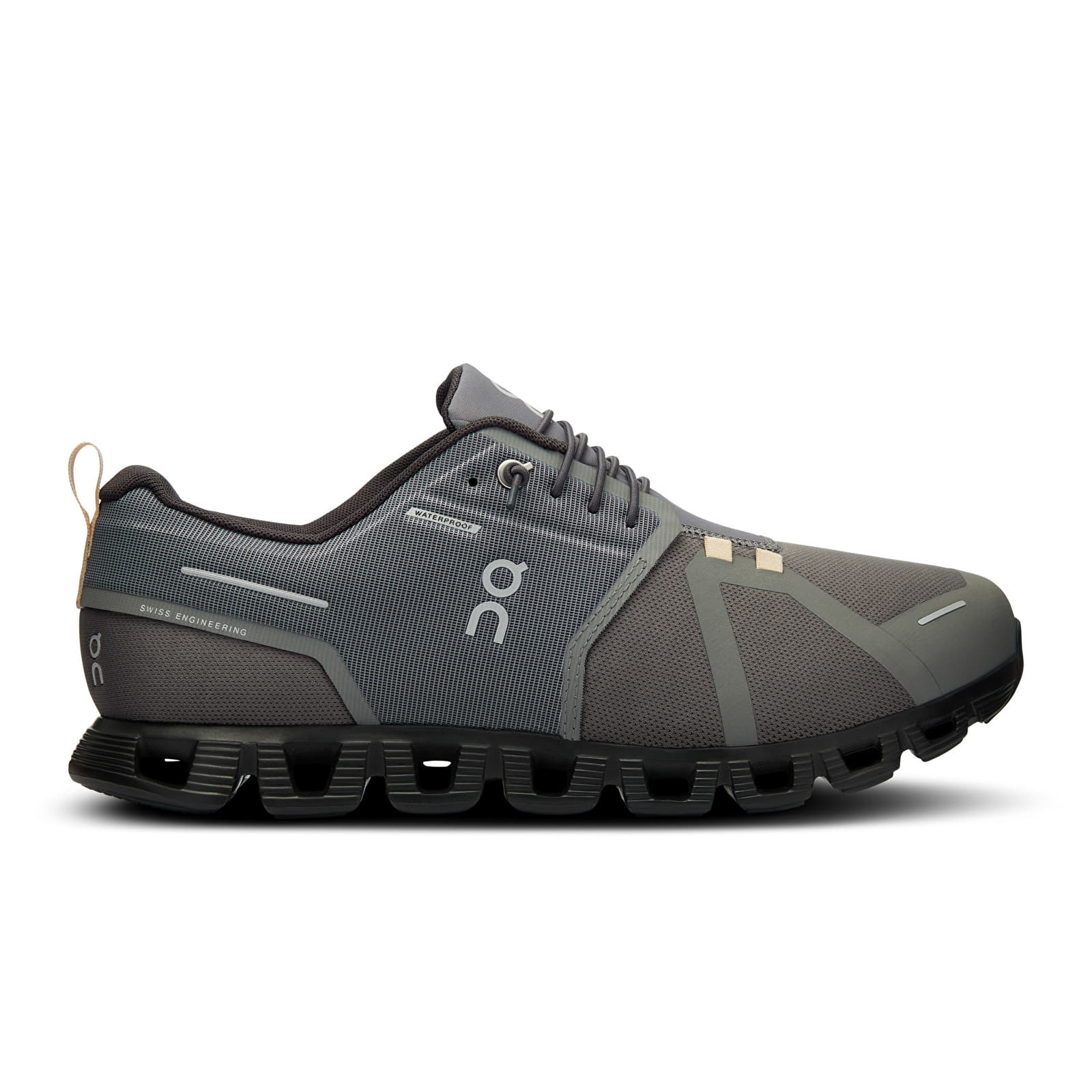Vyriški sportbačiai ir batai On M Cloud 5 Waterproof Asphalt/ Magnet