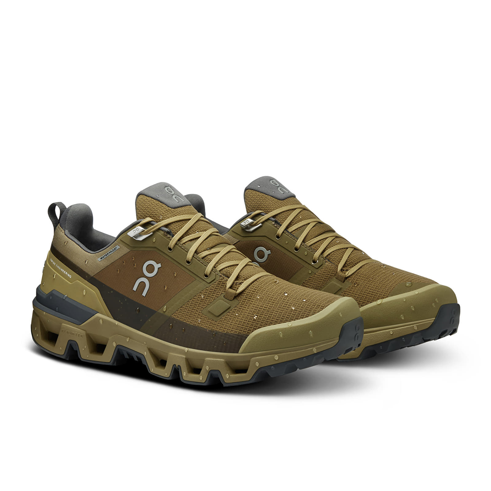 Men's sneakers and shoes On M Cloudwander Waterproof Hunter/ Safari