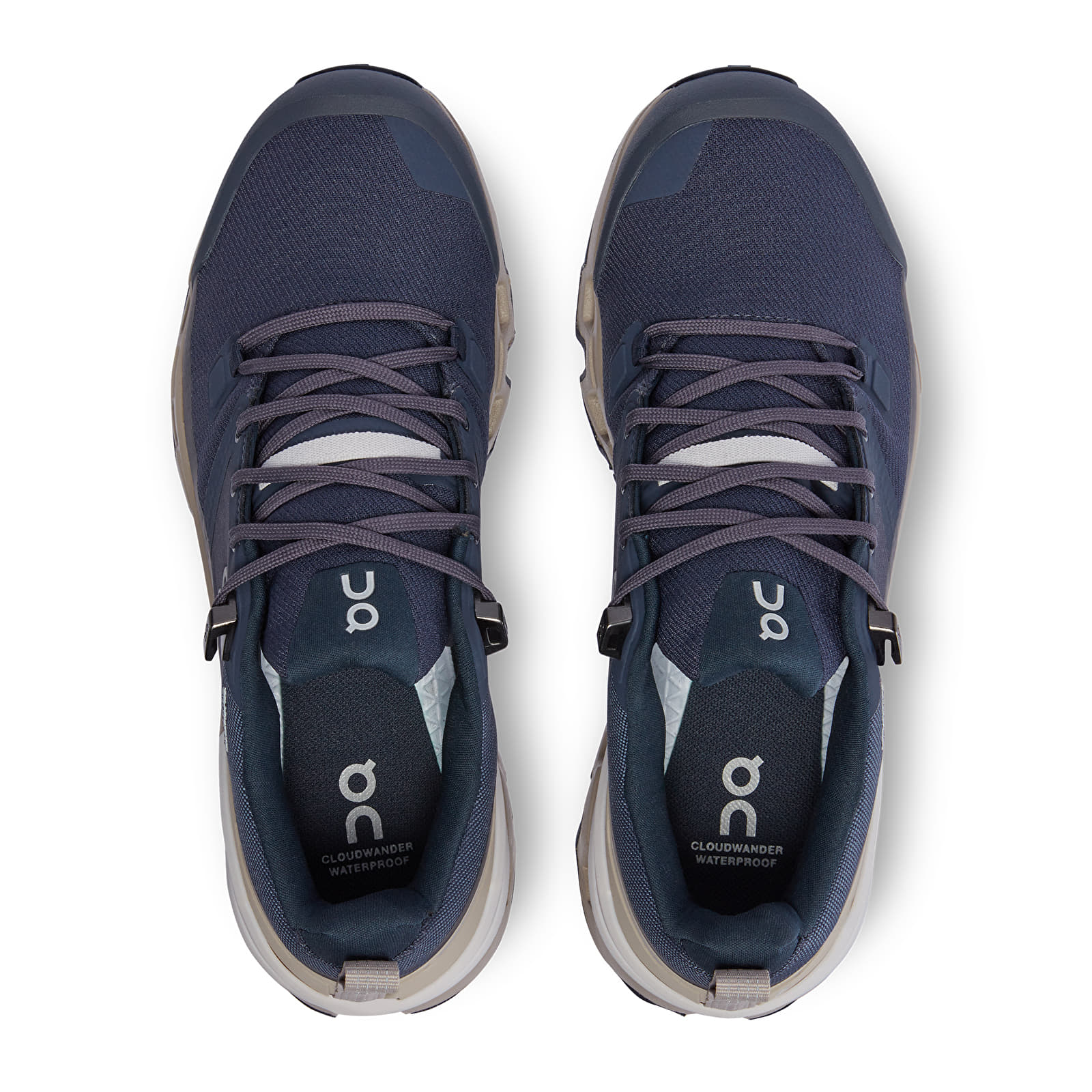 Zapatillas mujer On W Cloudwander Waterproof Navy/ Desert