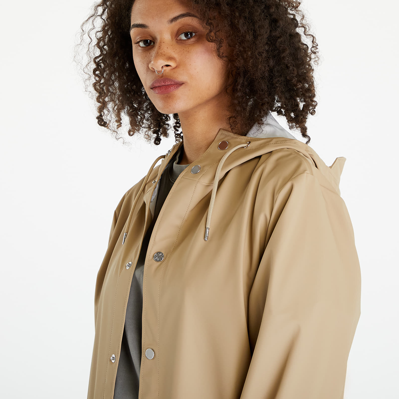 Jacken Rains Longer Jacket W3 UNISEX 24 Sand
