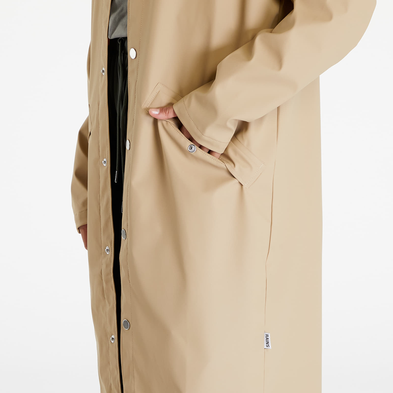 Jacken Rains Longer Jacket W3 UNISEX 24 Sand