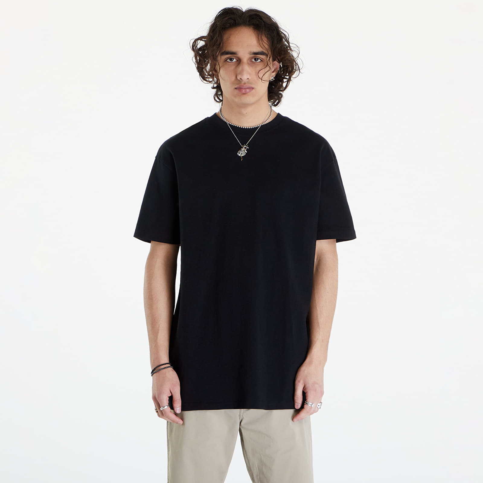 T-Shirts Urban Classics Heavy Oversized Tee 2-Pack Black/ Black