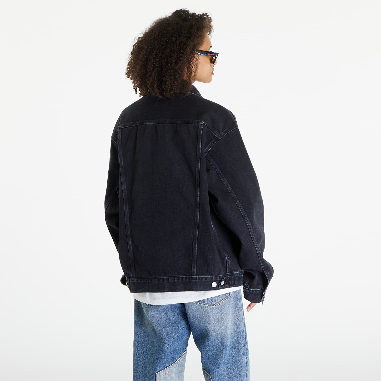 Jassen Carhartt WIP Helston Jacket UNISEX Black Stone Washed