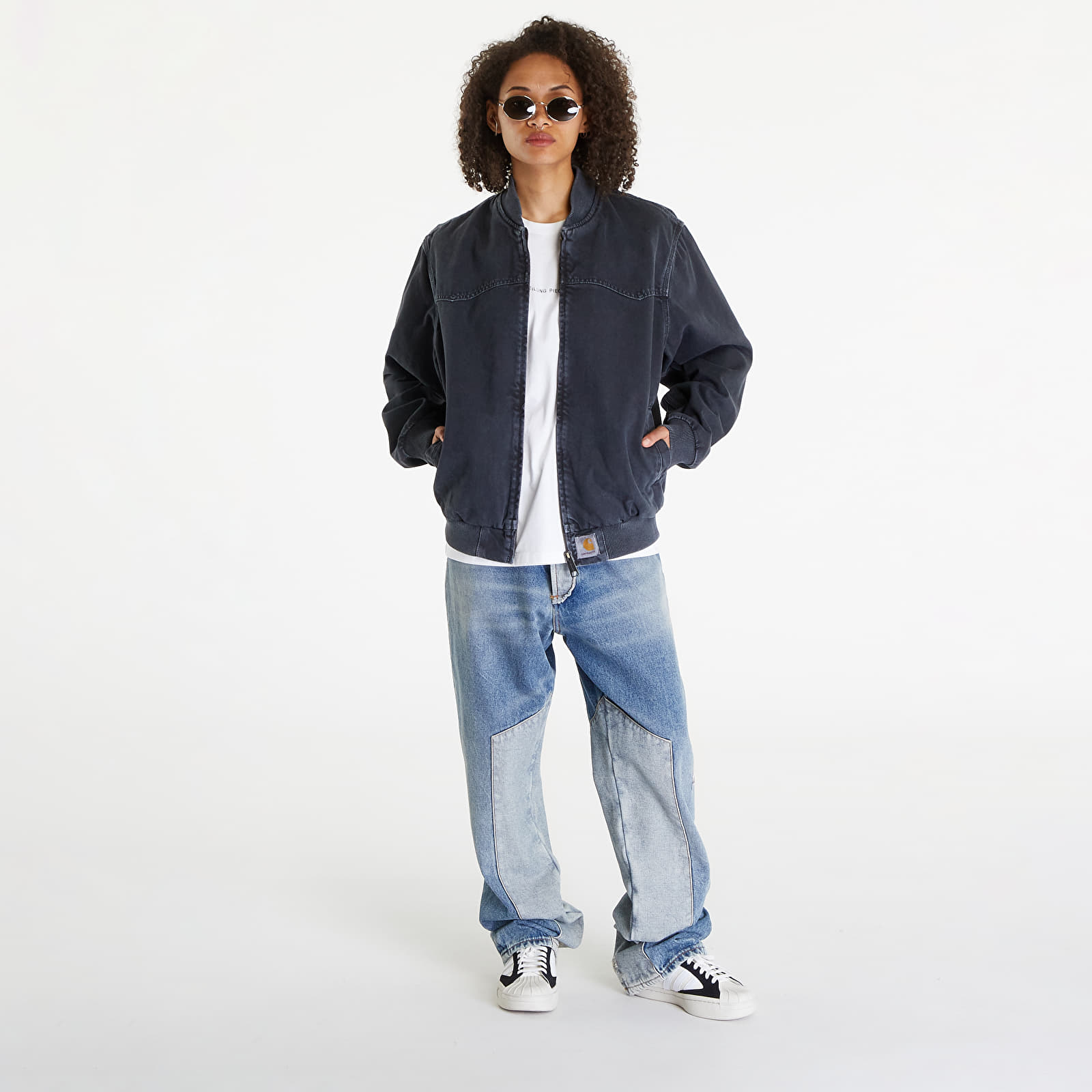 Takit Carhartt WIP OG Santa Fe Bomber UNISEX Black Stone Dyed