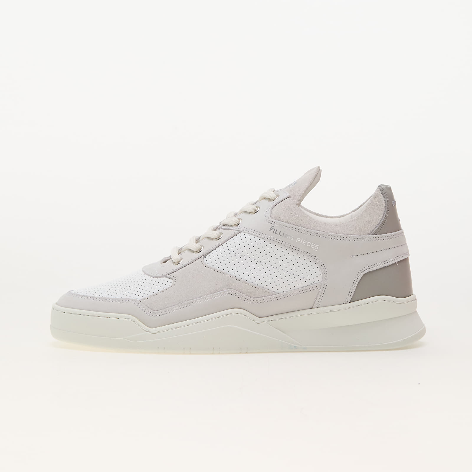 Zapatillas Hombre Filling Pieces Low Top Ghost Paneled White