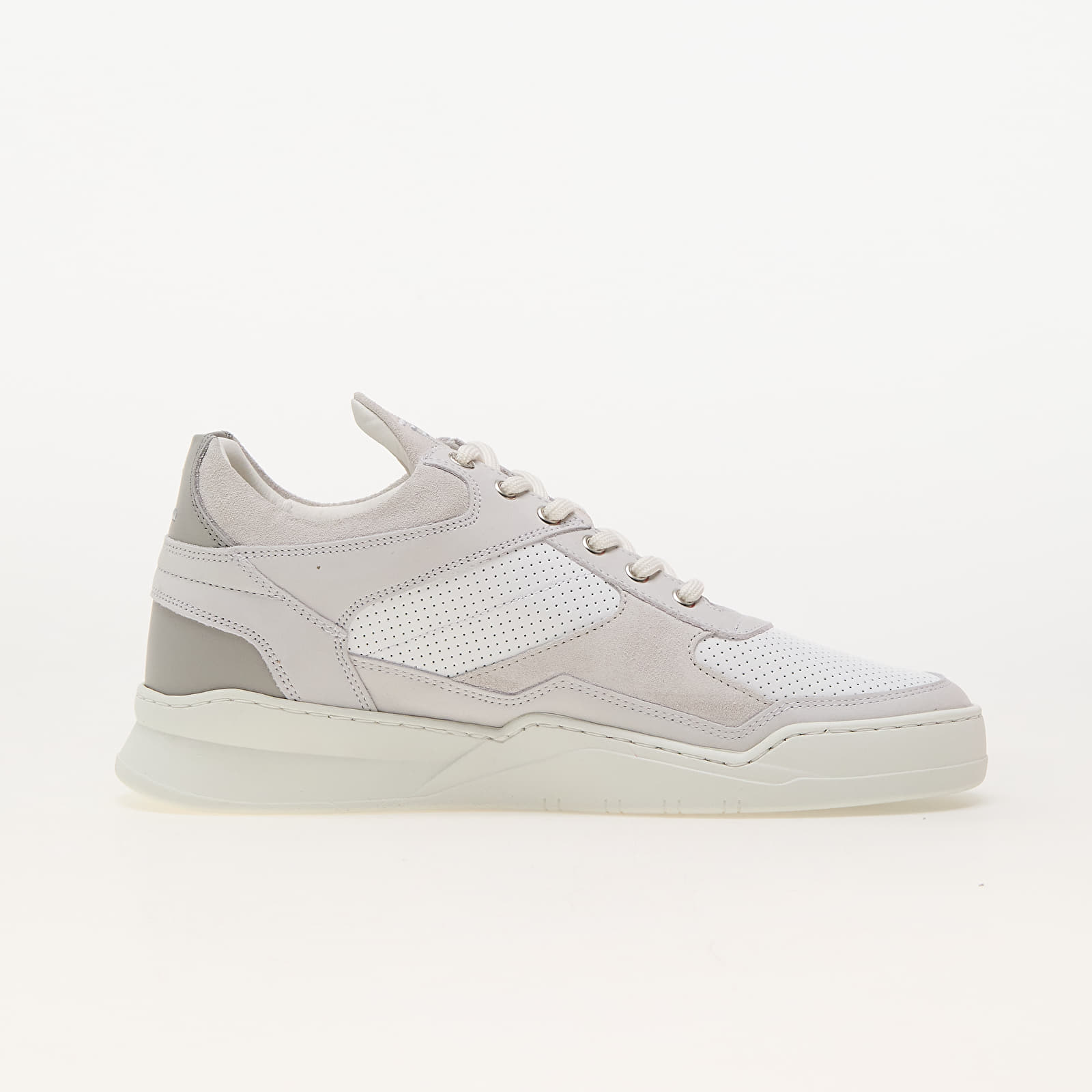 Zapatillas Hombre Filling Pieces Low Top Ghost Paneled White