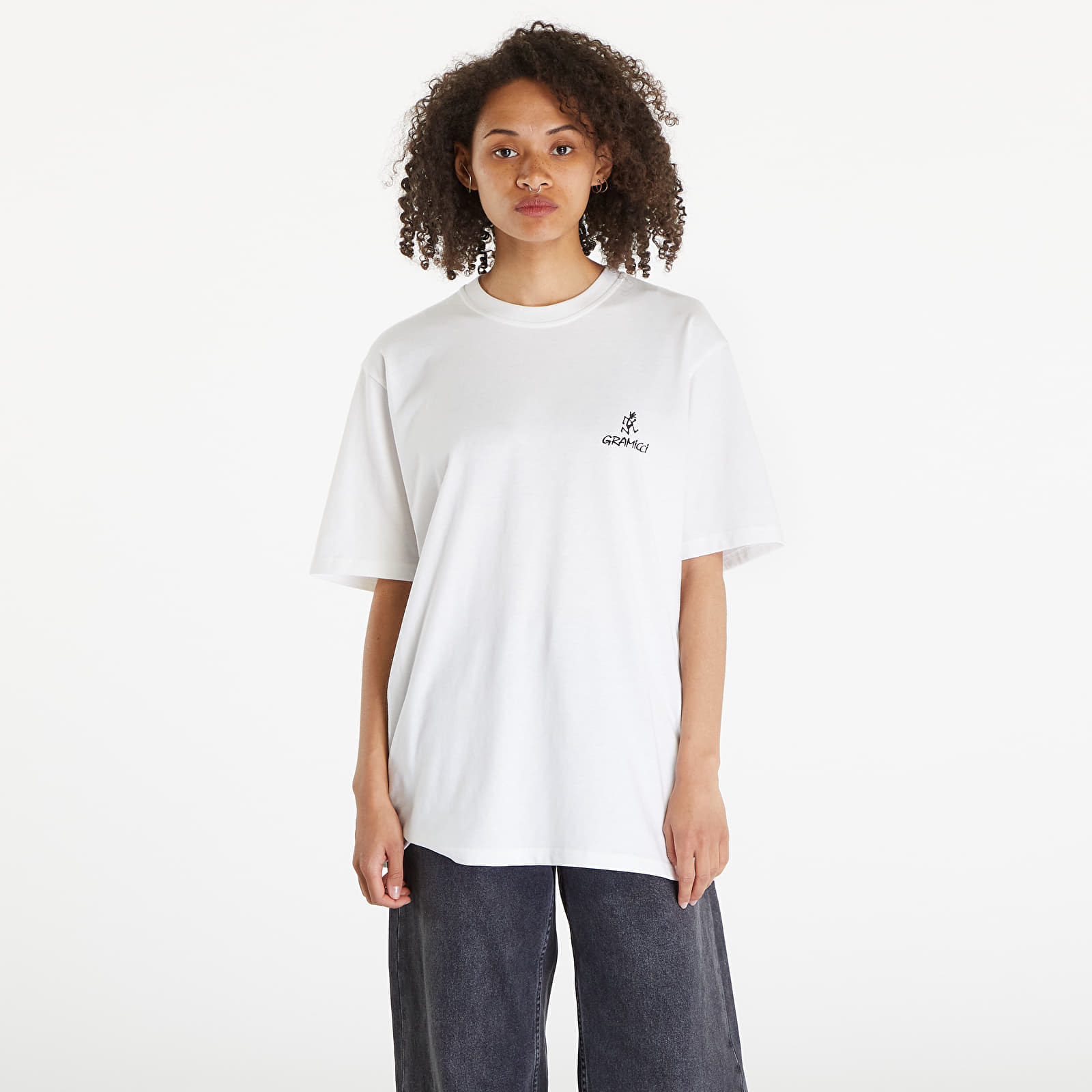 T-krekli Gramicci One Point Logo Tee UNISEX White