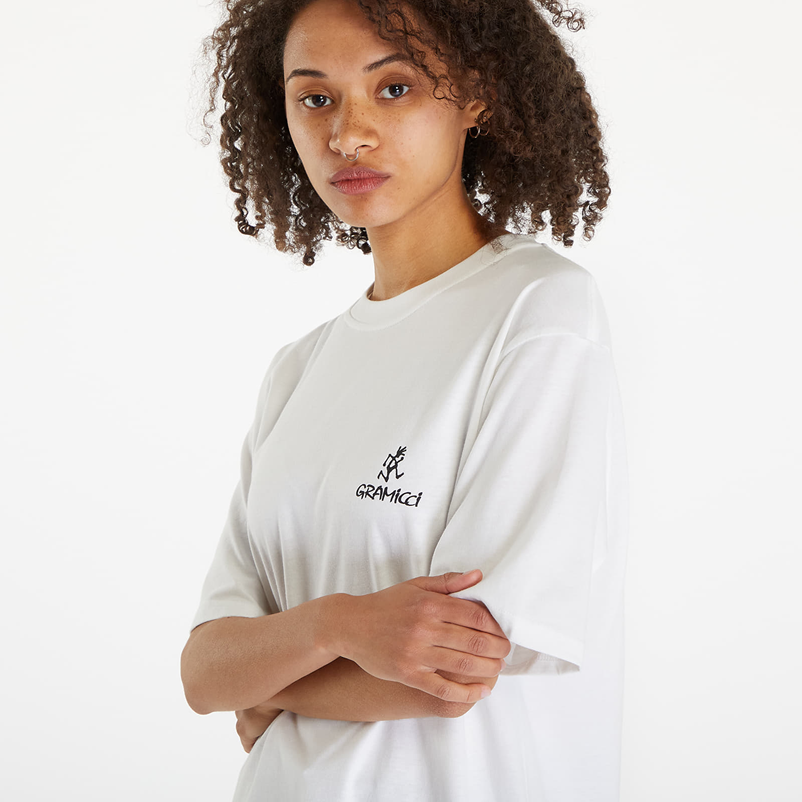 T-krekli Gramicci One Point Logo Tee UNISEX White