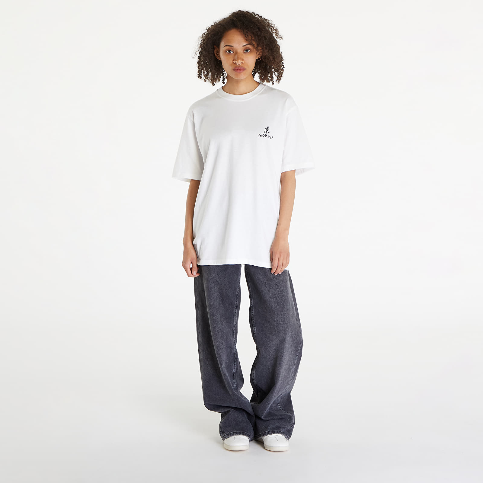 T-krekli Gramicci One Point Logo Tee UNISEX White