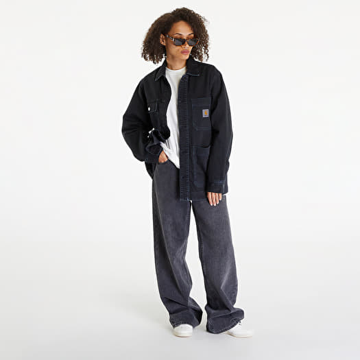 Carhartt WIP Garrison Coat UNISEX Black Stone Dyed | Queens