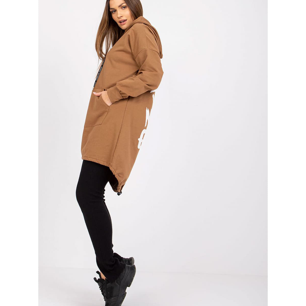 Hanorac Italy Moda model 162566 Brown
