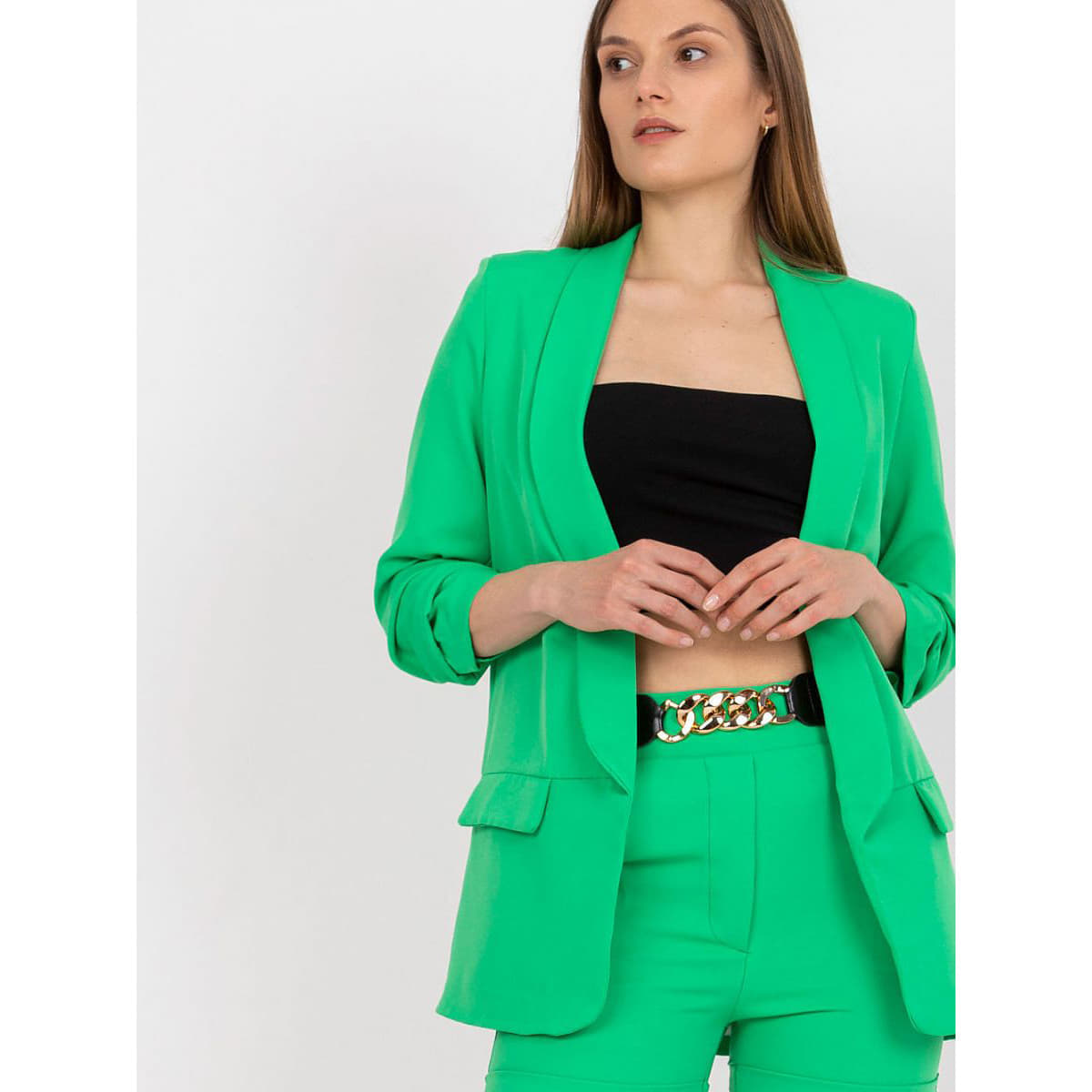 Hanorac Italy Moda model 165371 Green