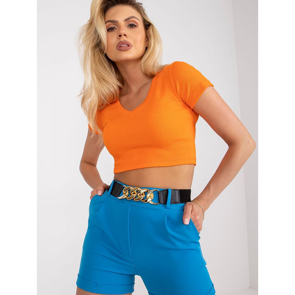 Pantaloni scurți Italy Moda model 166158 Blue