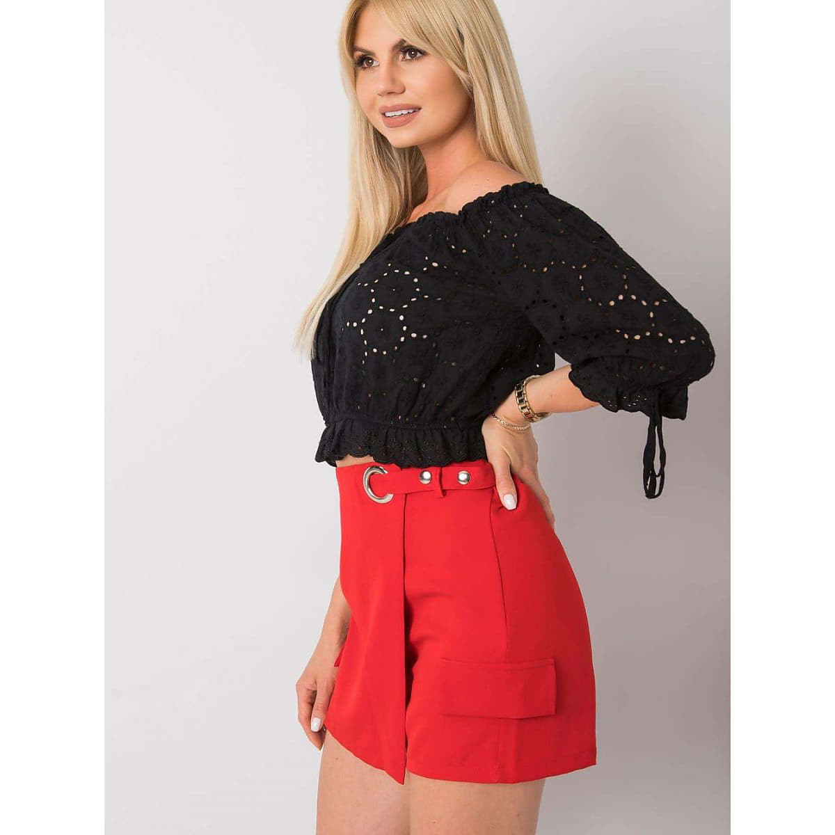 Pantaloni scurți Italy Moda model 166196 Red