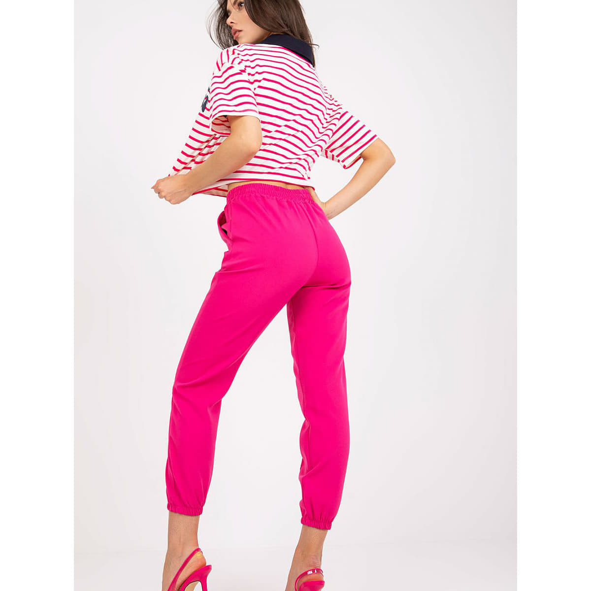Pantaloni Italy Moda model 167001 Pink